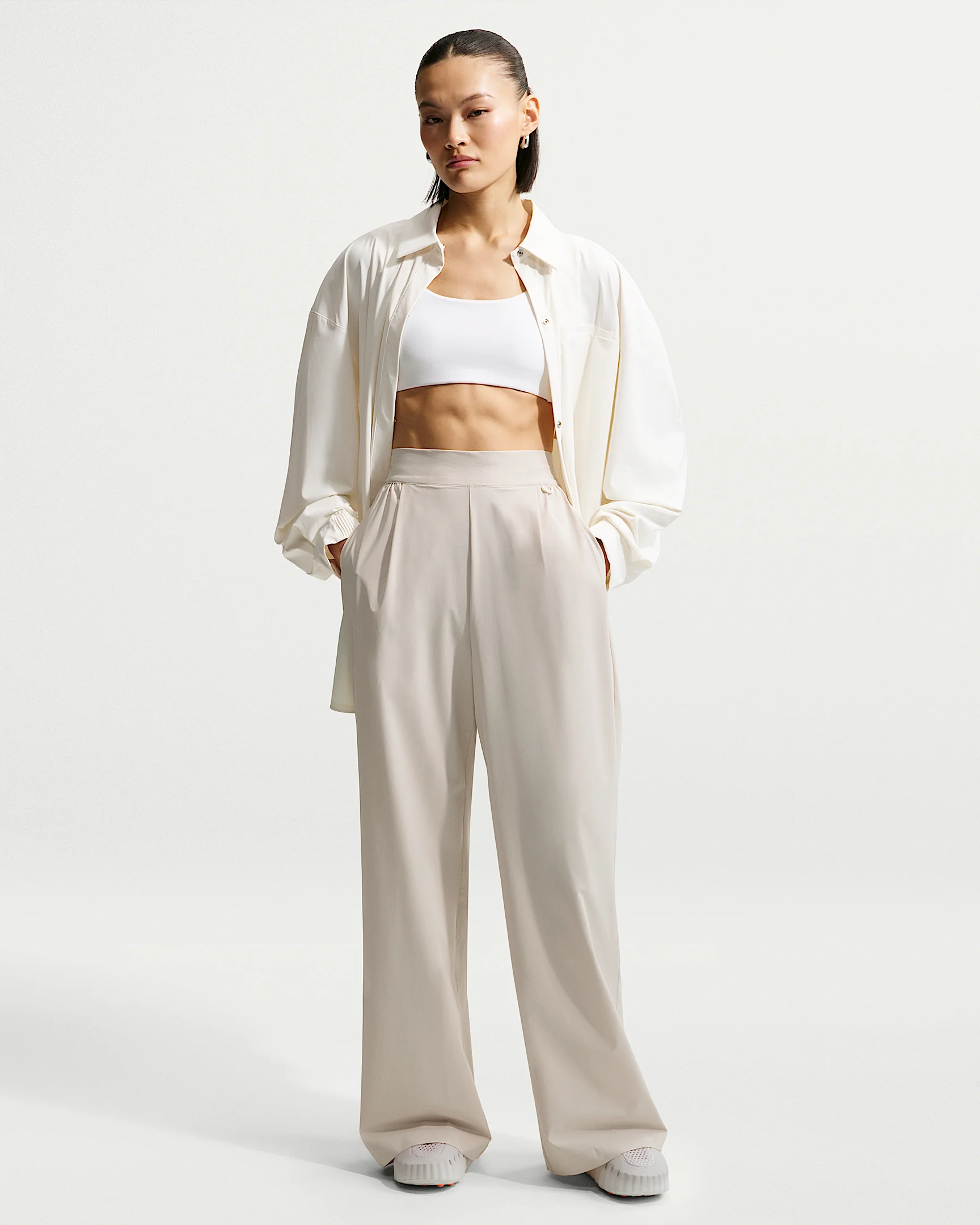 Nike 24.7 PerfectStretch Women's Dri-FIT High-Waisted Loose Wide-Leg Pants - 1