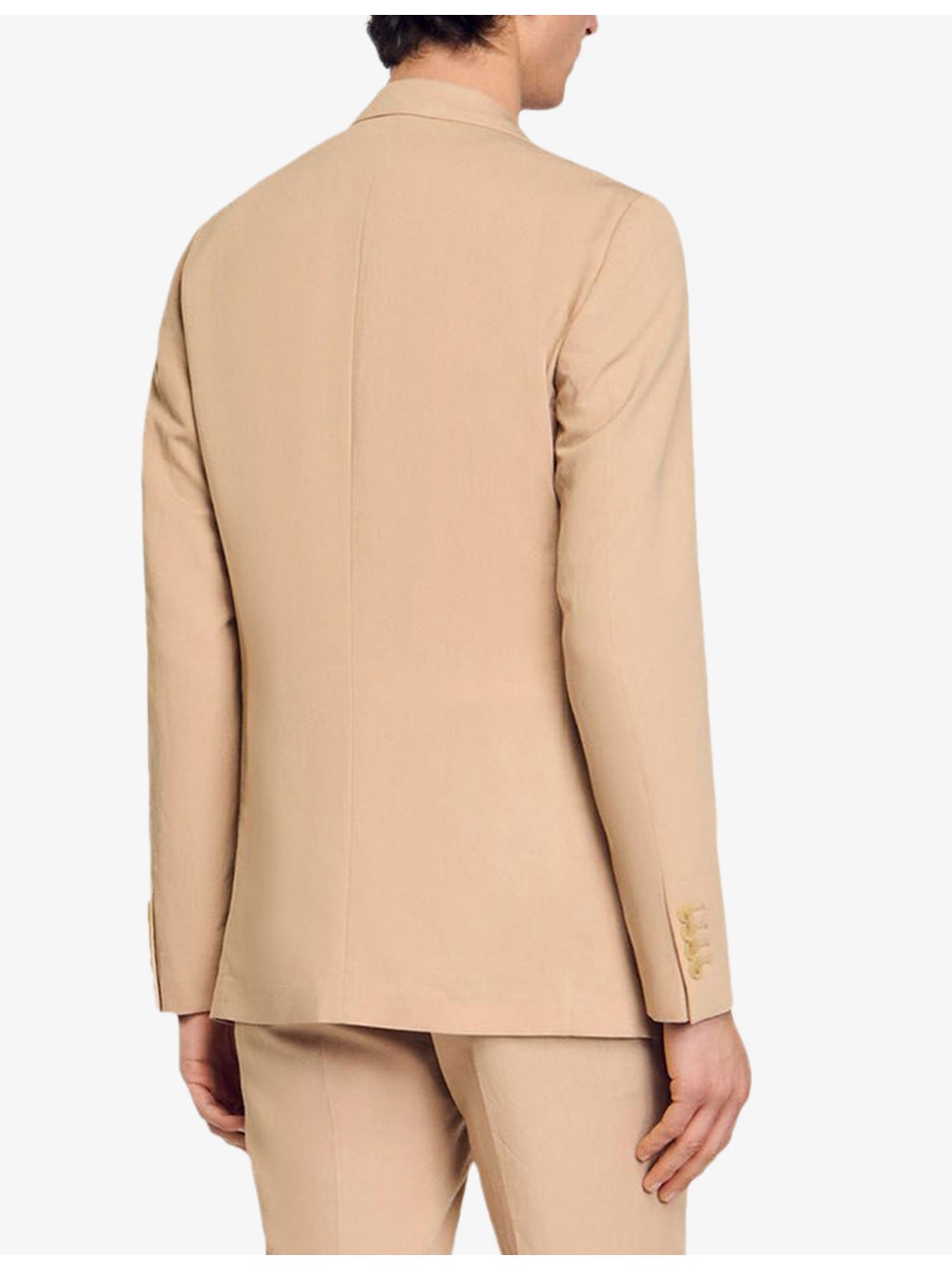 Single-Breasted Lyocell-Blend Blazer - 4