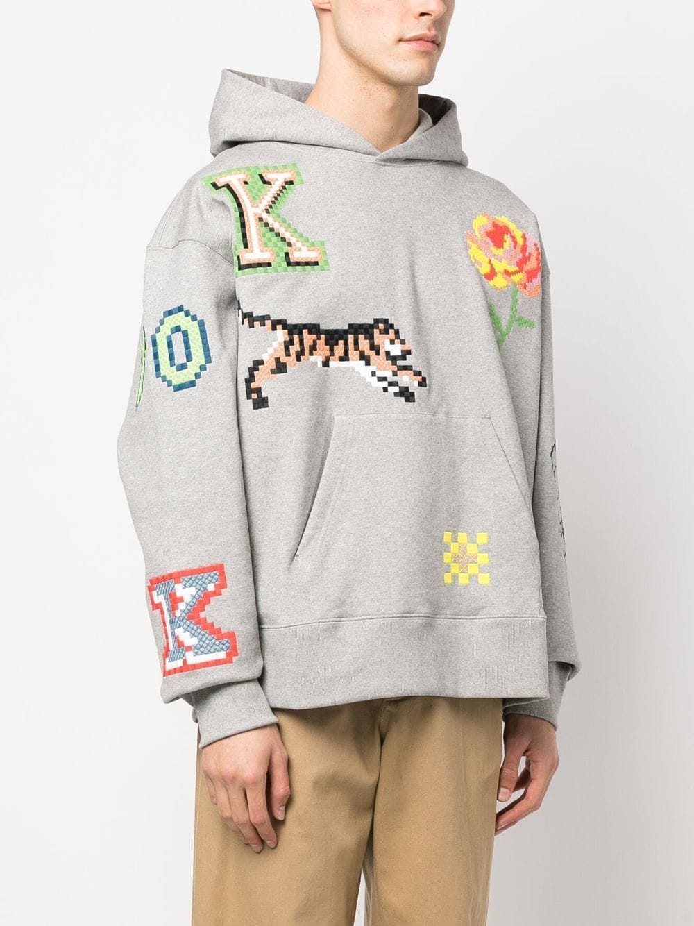 Kenzo Pixel oversized hoodie - 3