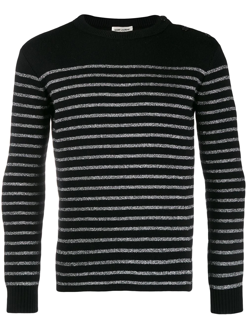 horizontal-stripe jumper - 1