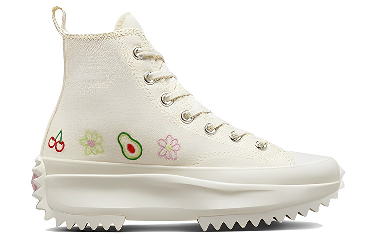 Converse Run Star Hike Platform High 'Embroidered Fruits & Florals' A03560C - 2