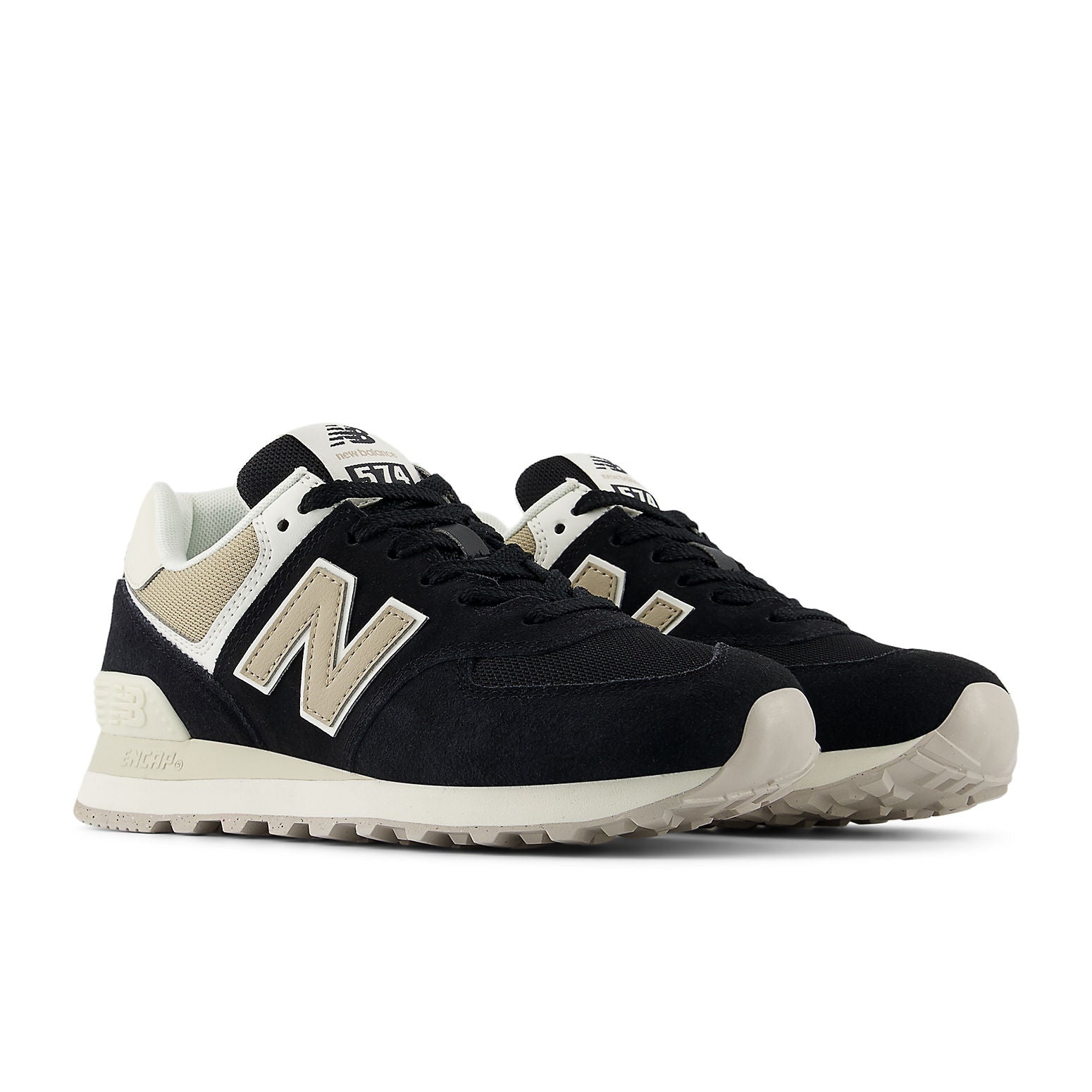 (WMNS) New Balance 574 'Black Elephant Bone' WL574DK2 - 4
