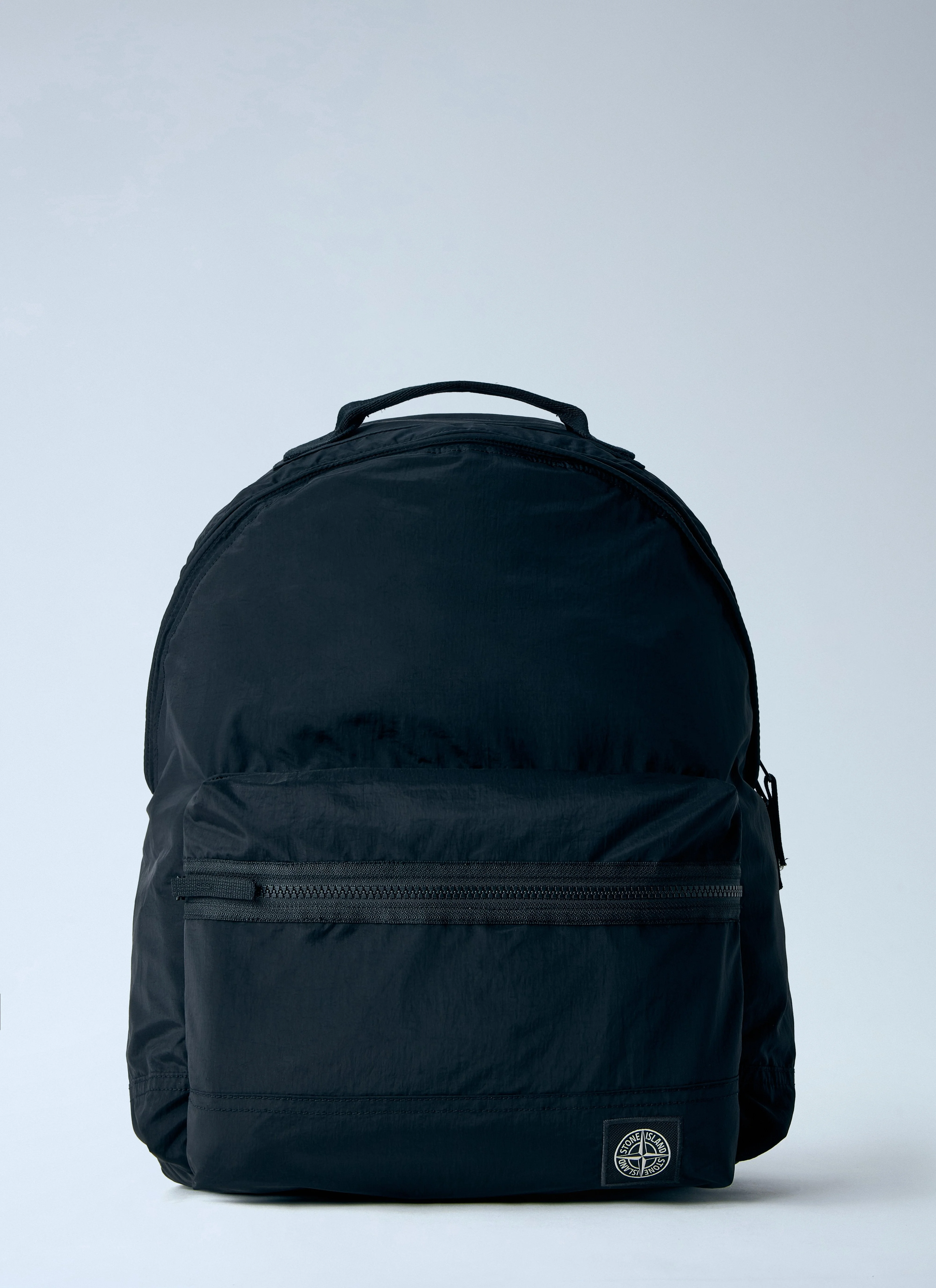 Stone Island Men Nylon Backpack With Front Zip Pocket - 1