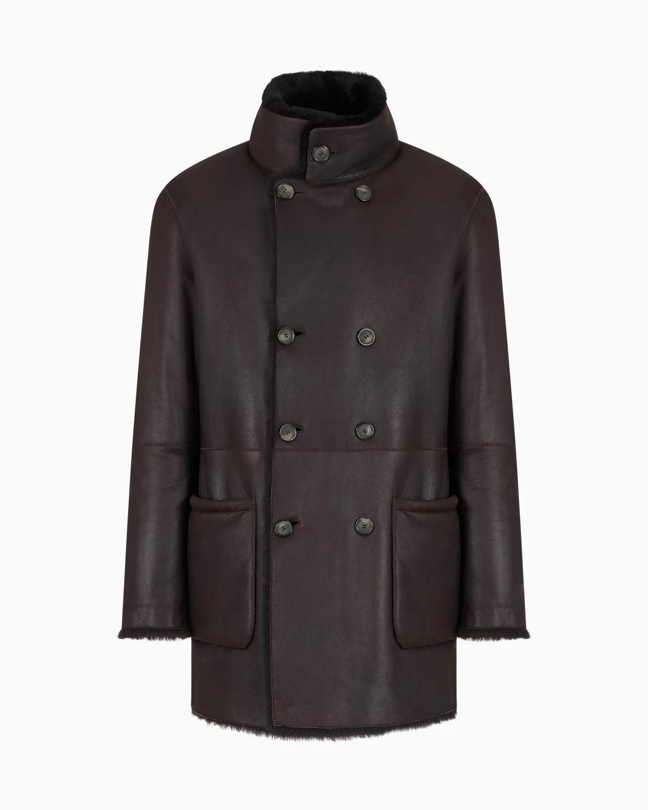 Giorgio Armani Gray Pea Coat - Excellent Condition
