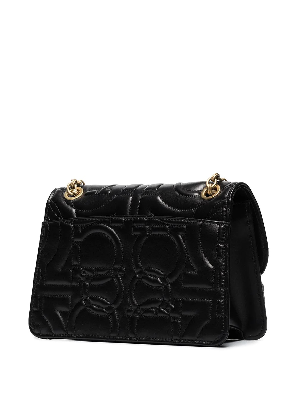 embossed Gancini shoulder bag - 3