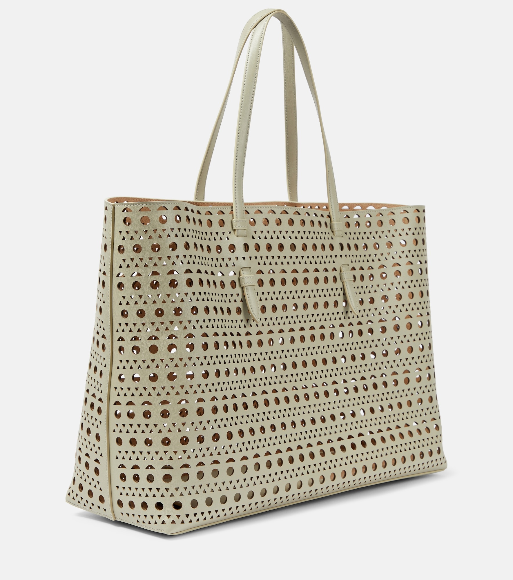Mina 44 Vienne Wave leather tote bag - 4