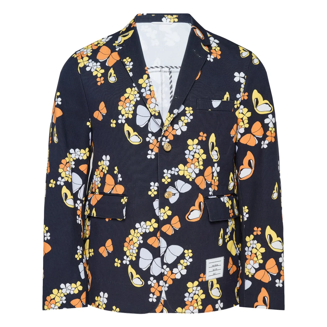 Butterfly Print Jacket - 1
