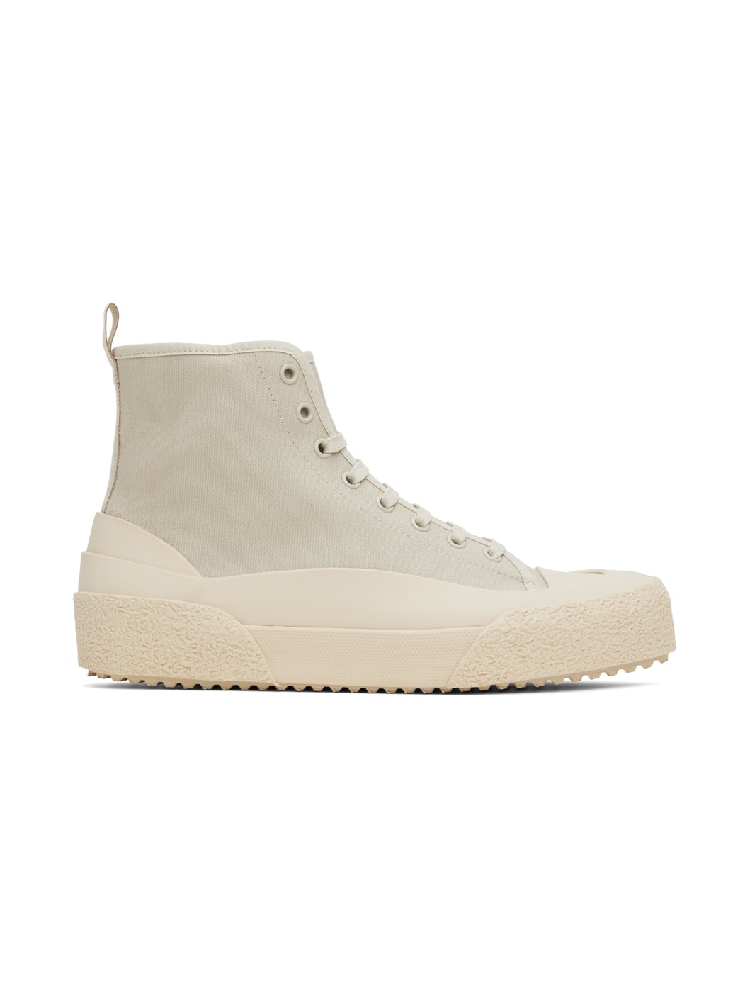 Beige Numbers Sneakers - 1