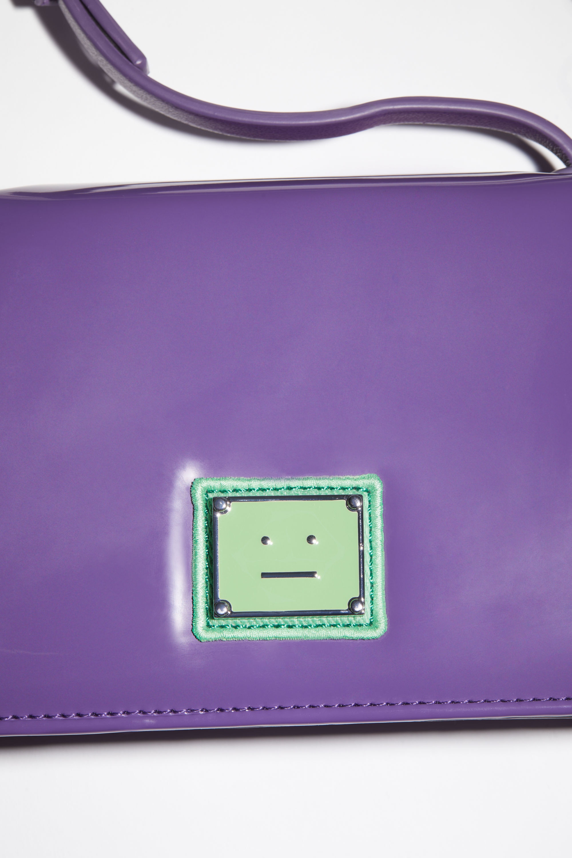 Mini crossbody Face bag - Purple/green - 6