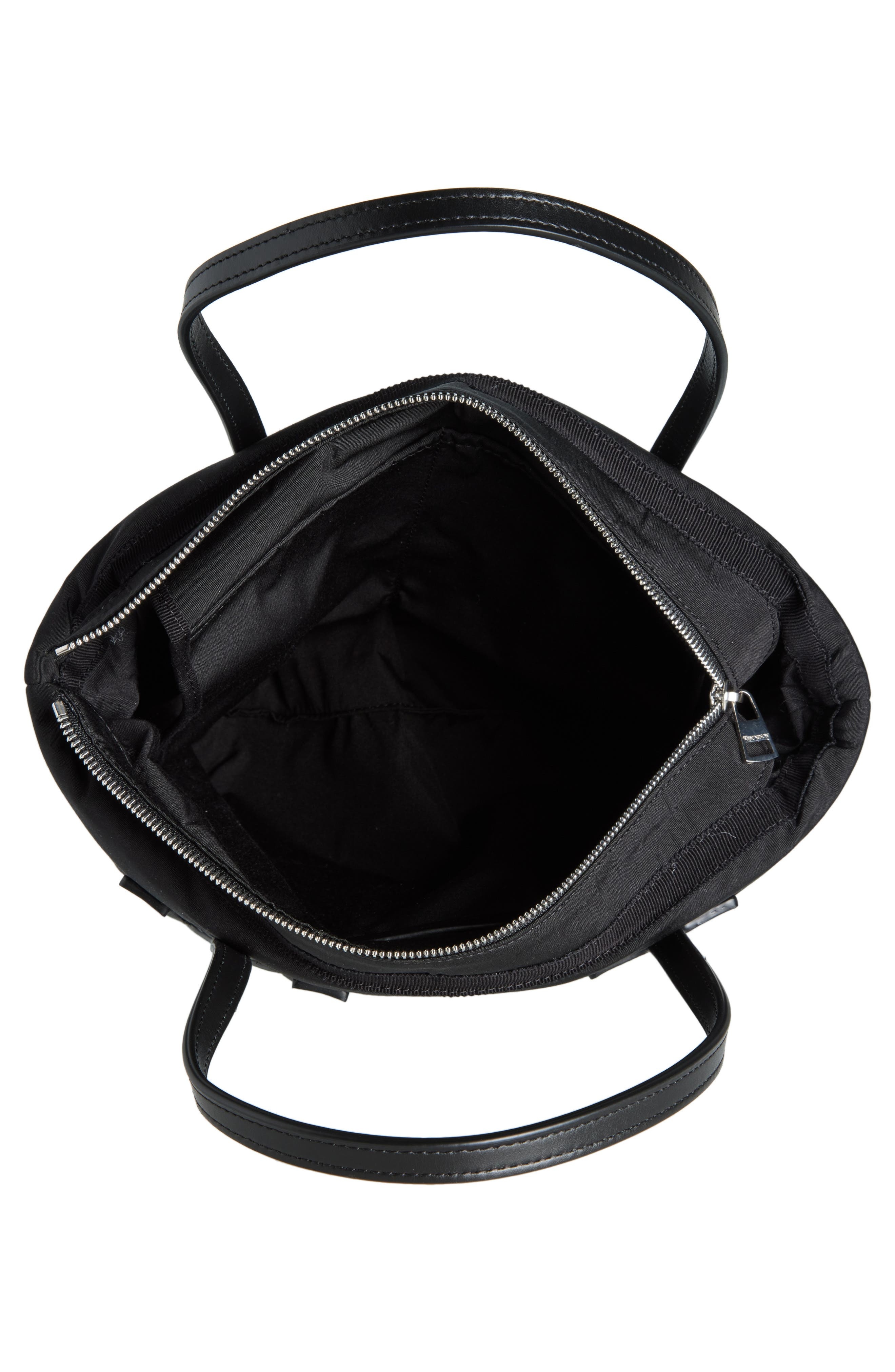 JW Anderson Small Anchor Puffy Canvas Tote in Black at Nordstrom - 4