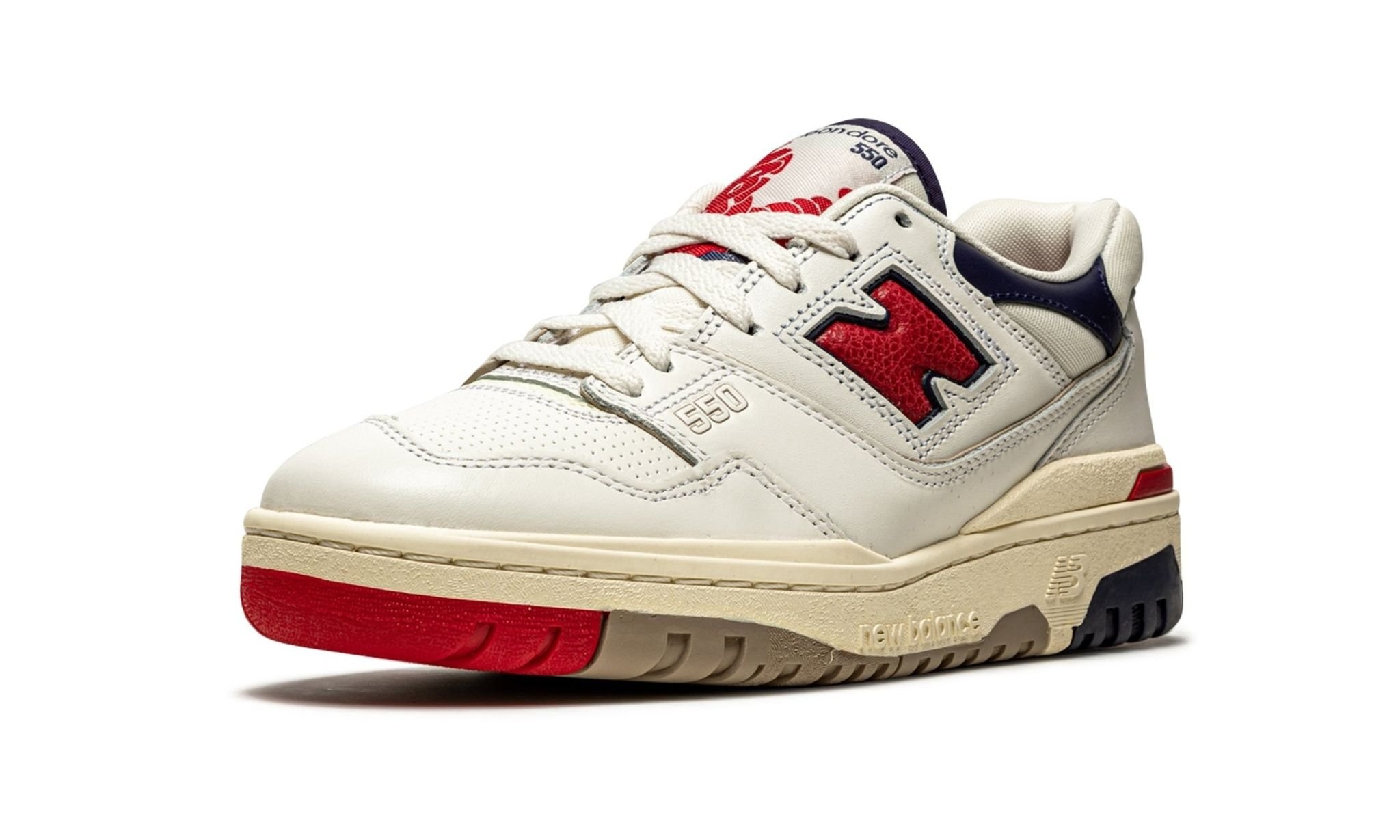 550 "Aime Leon Dore - White Navy Red" - 4