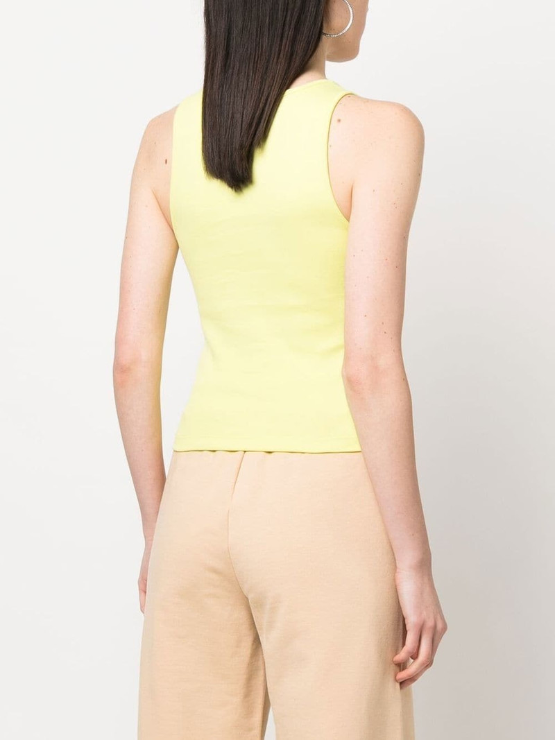 logo-print cotton tank top 4