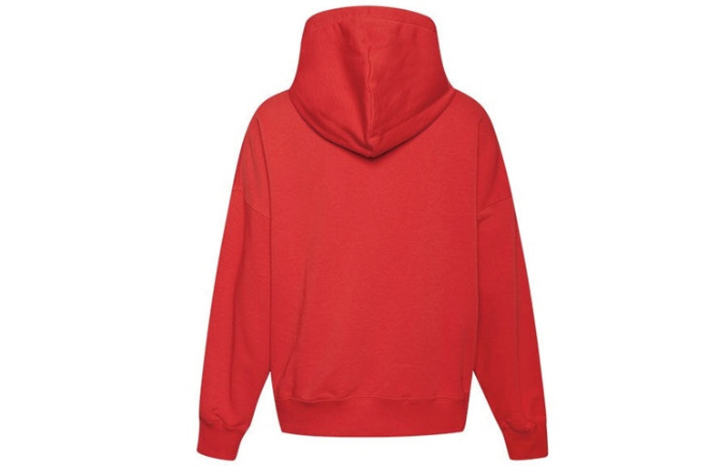 Converse (WMNS) Converse Logo Printing hooded Drawstring Red 10020737-A02 outlook