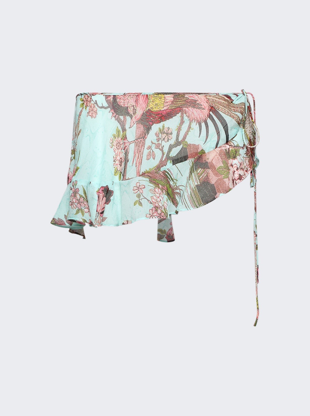 X Roberto Cavalli Mini Cover-up Skirt Fagianella Print - 1
