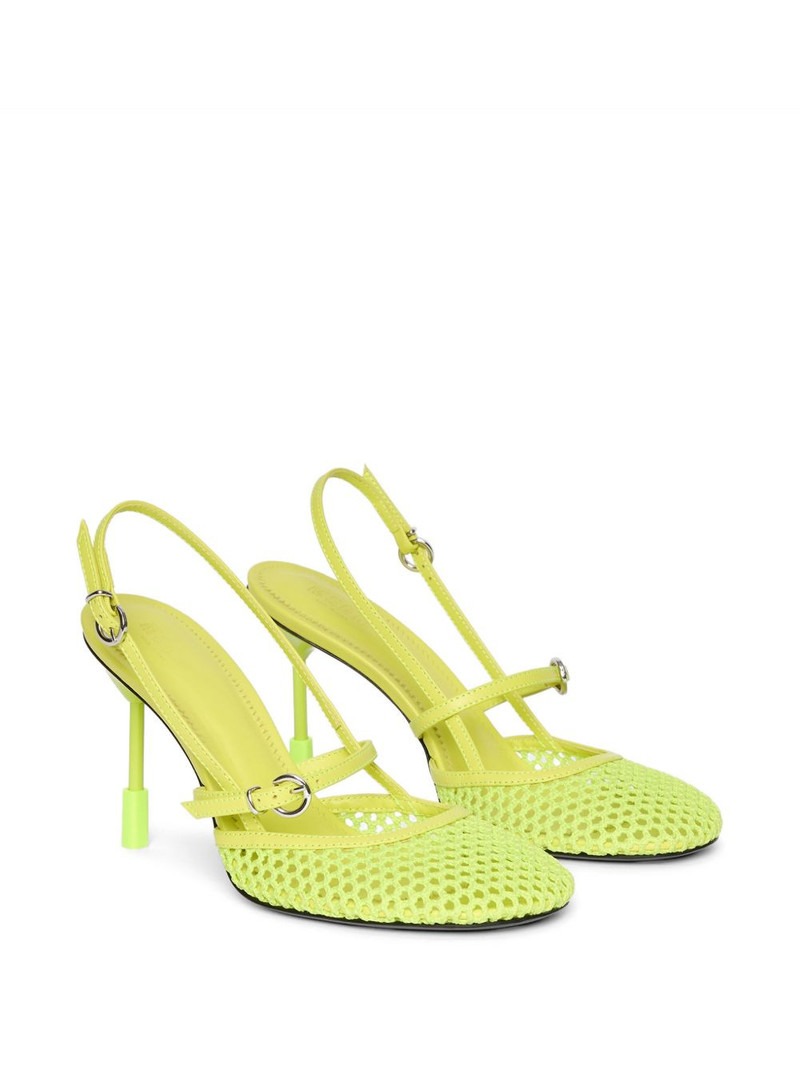 MSGM round-toe strap pumps outlook