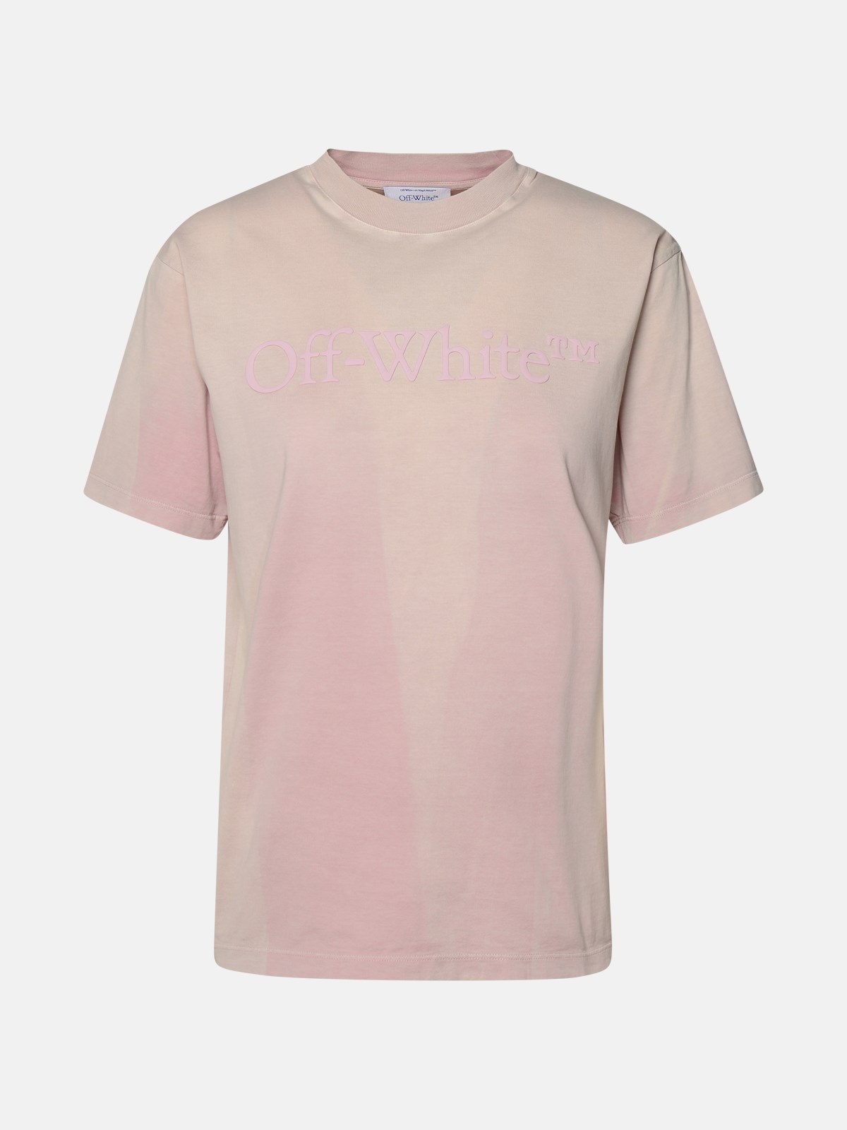 PINK COTTON BLEND T-SHIRT - 1