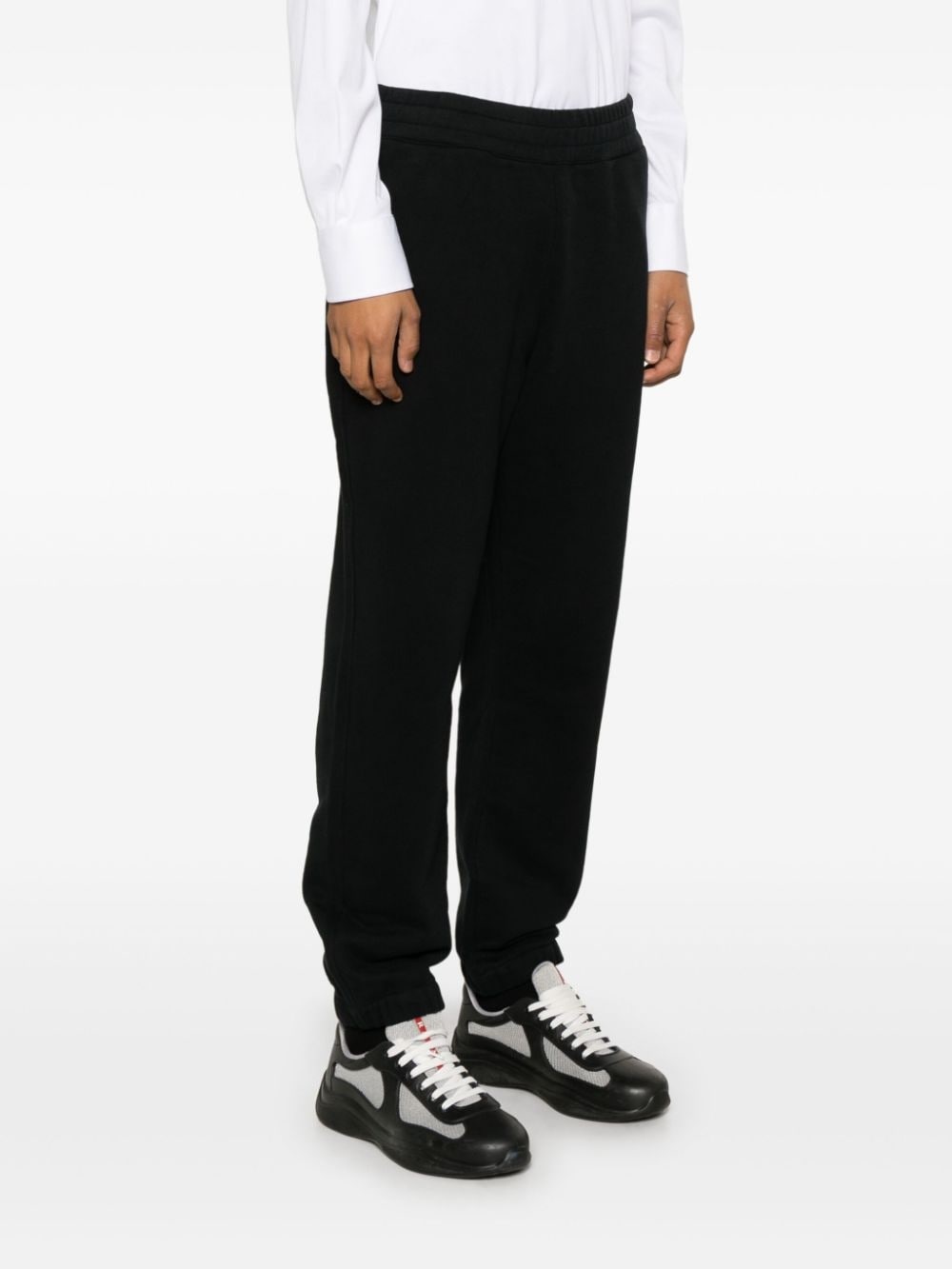 rubberised-logo track pants - 3