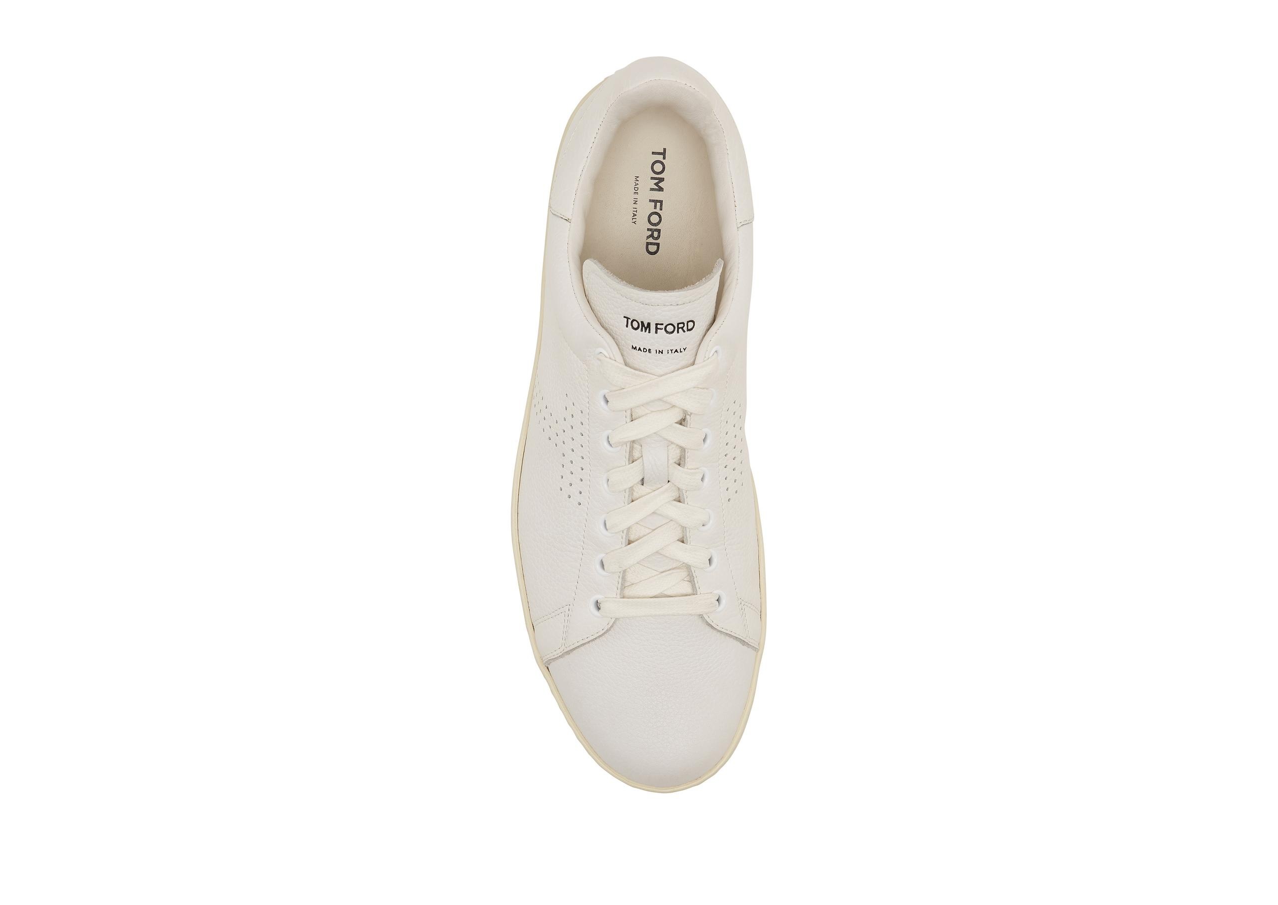 WARWICK GRAINED LEATHER SNEAKER - 2
