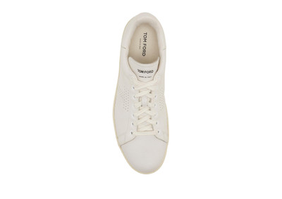 TOM FORD WARWICK GRAINED LEATHER SNEAKER outlook