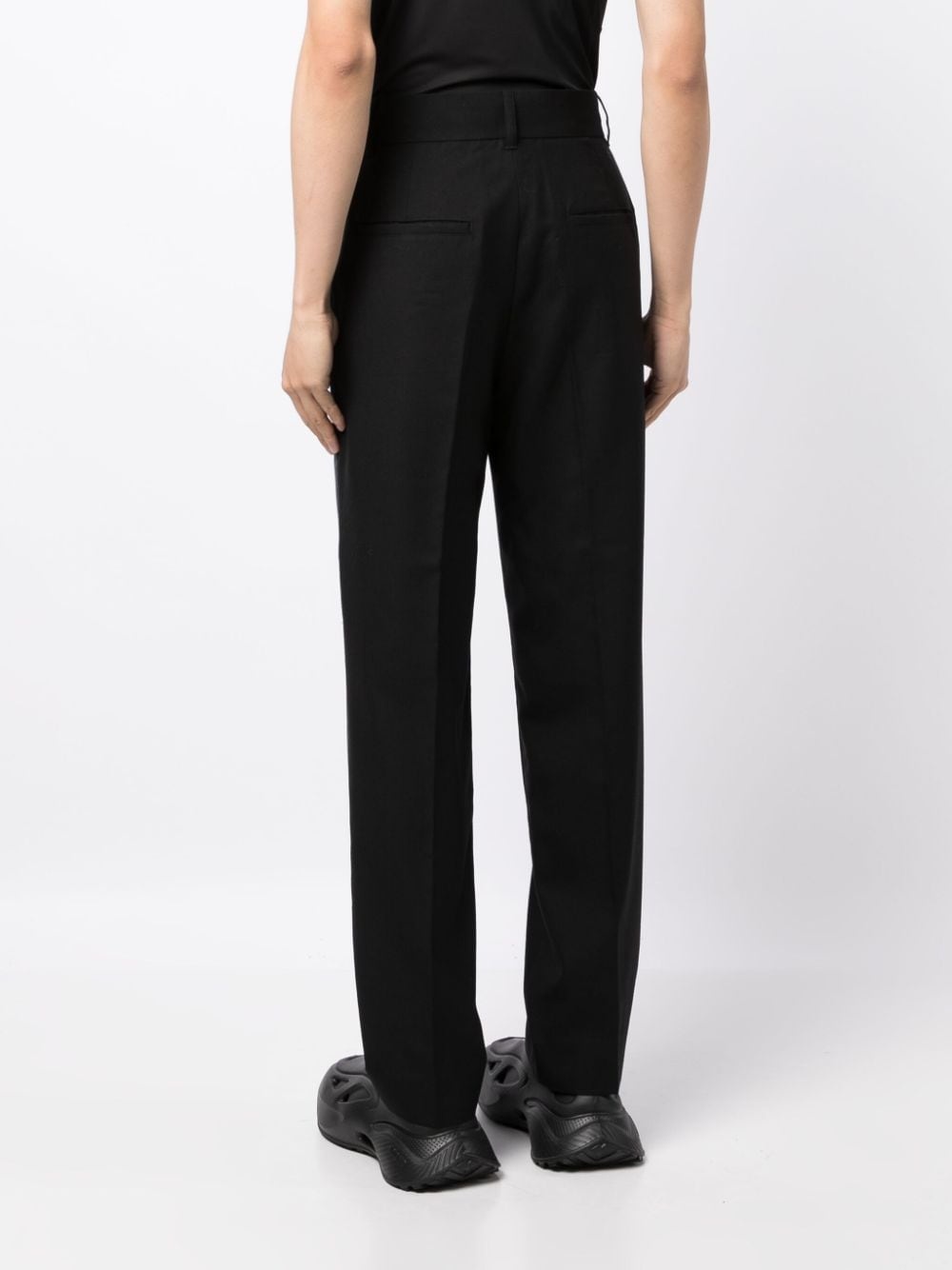mid-rise tailored trousers - 4