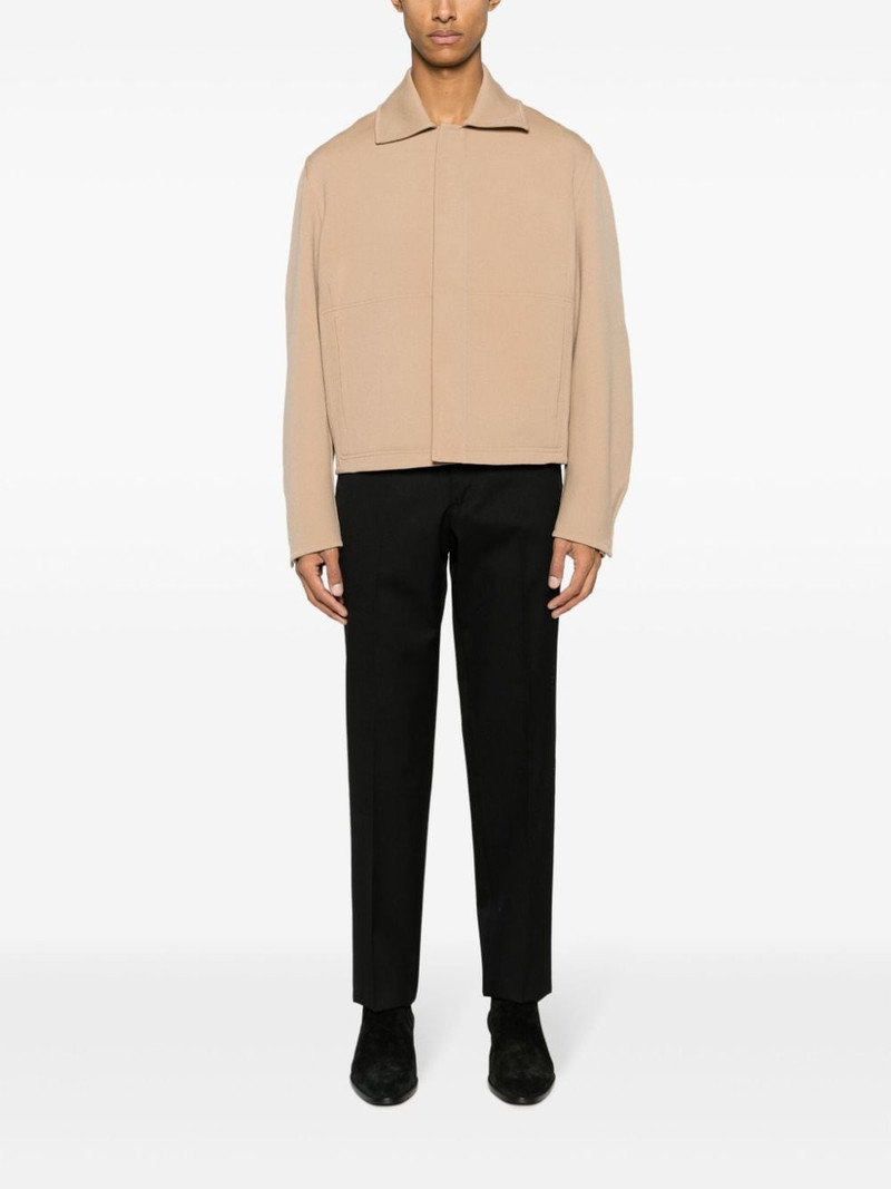 LARDINI twill-weave wool tailored trousers outlook