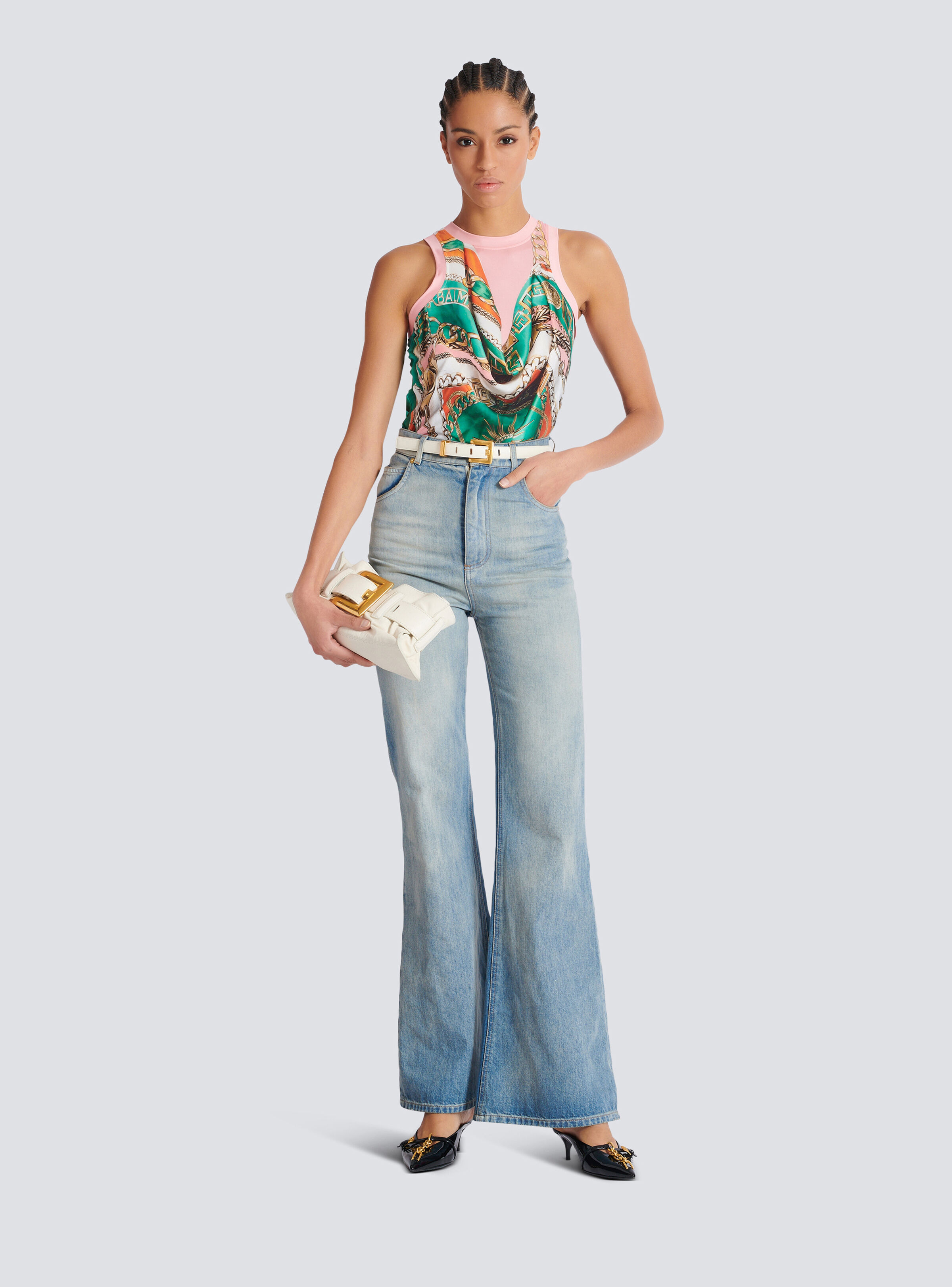 Flared-fit denim jeans - 2