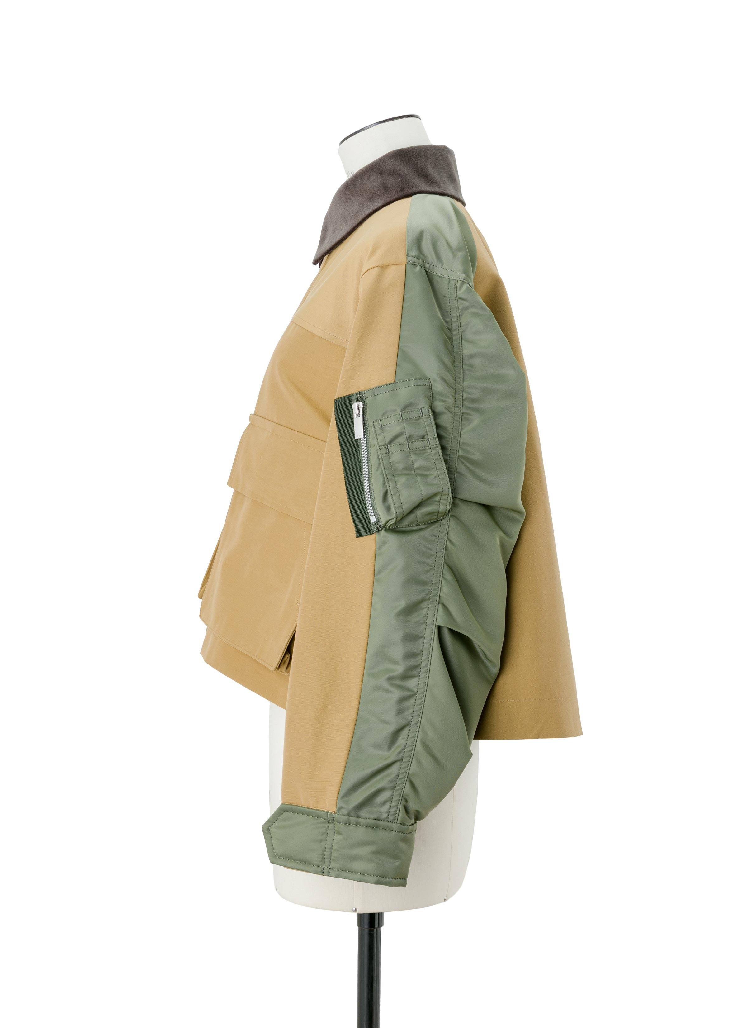 Grosgrain x Nylon Twill Blouson - 3