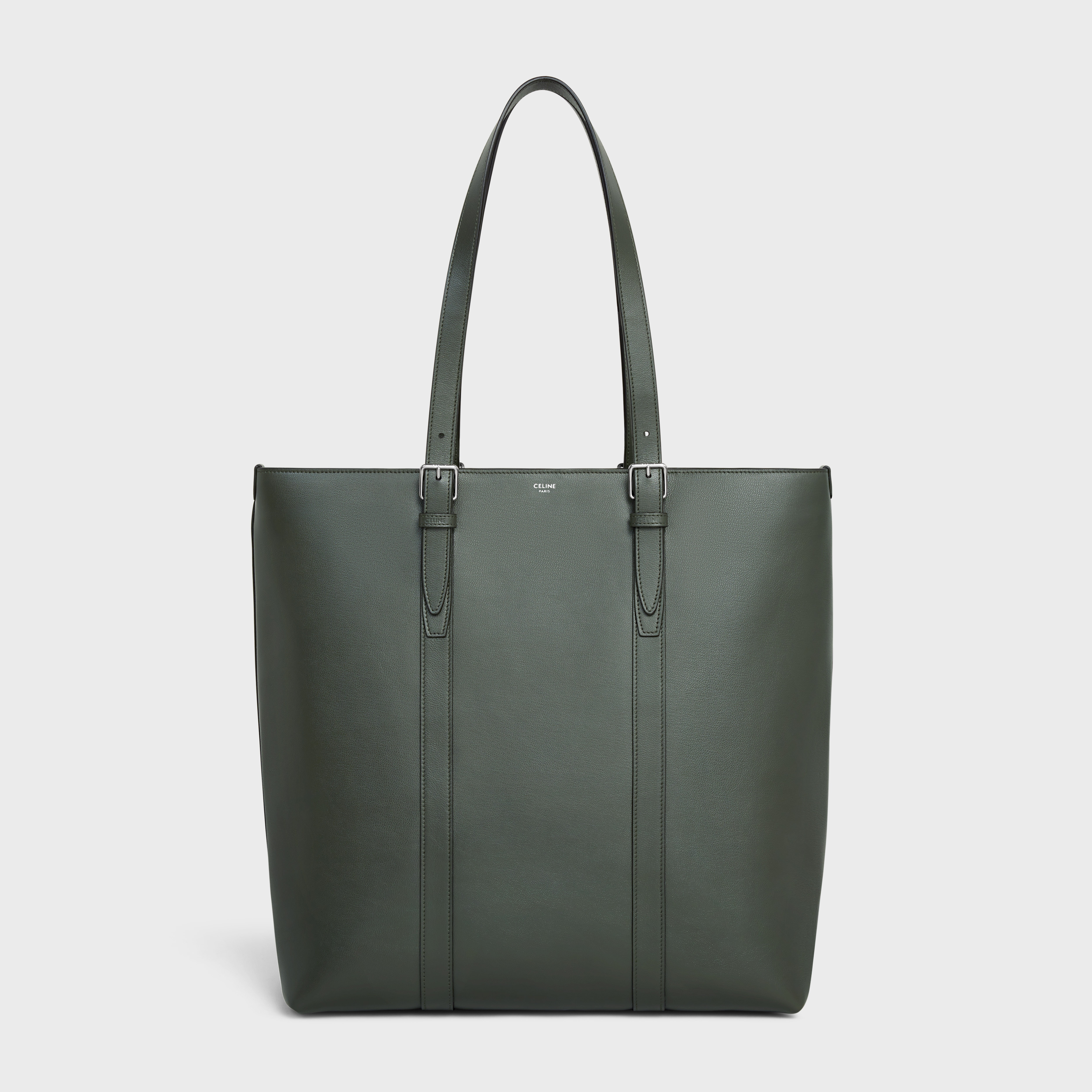 CABAS WITH BUCKLE in SMOOTH CALFSKIN - 5