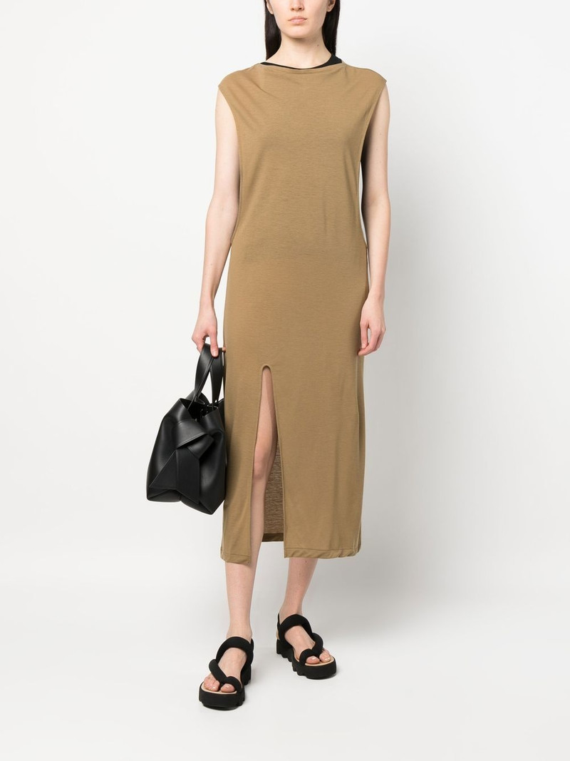 AURALEE front-slit cut-out dress outlook