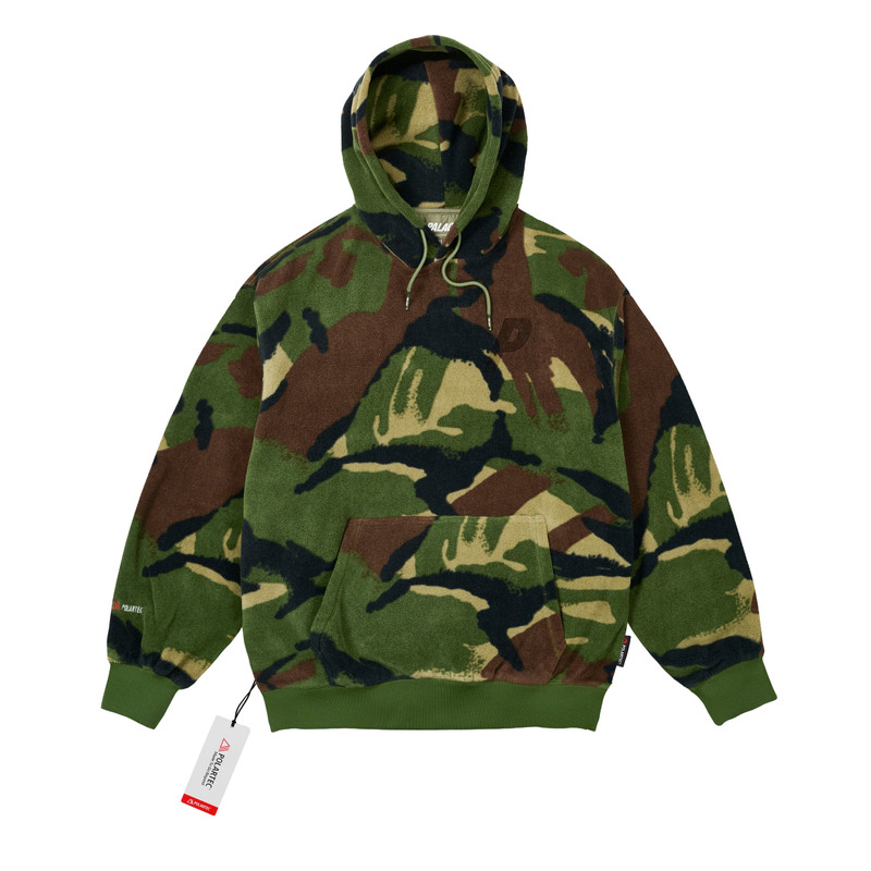 POLARTEC P3 HOOD WOODLAND CAMO 1