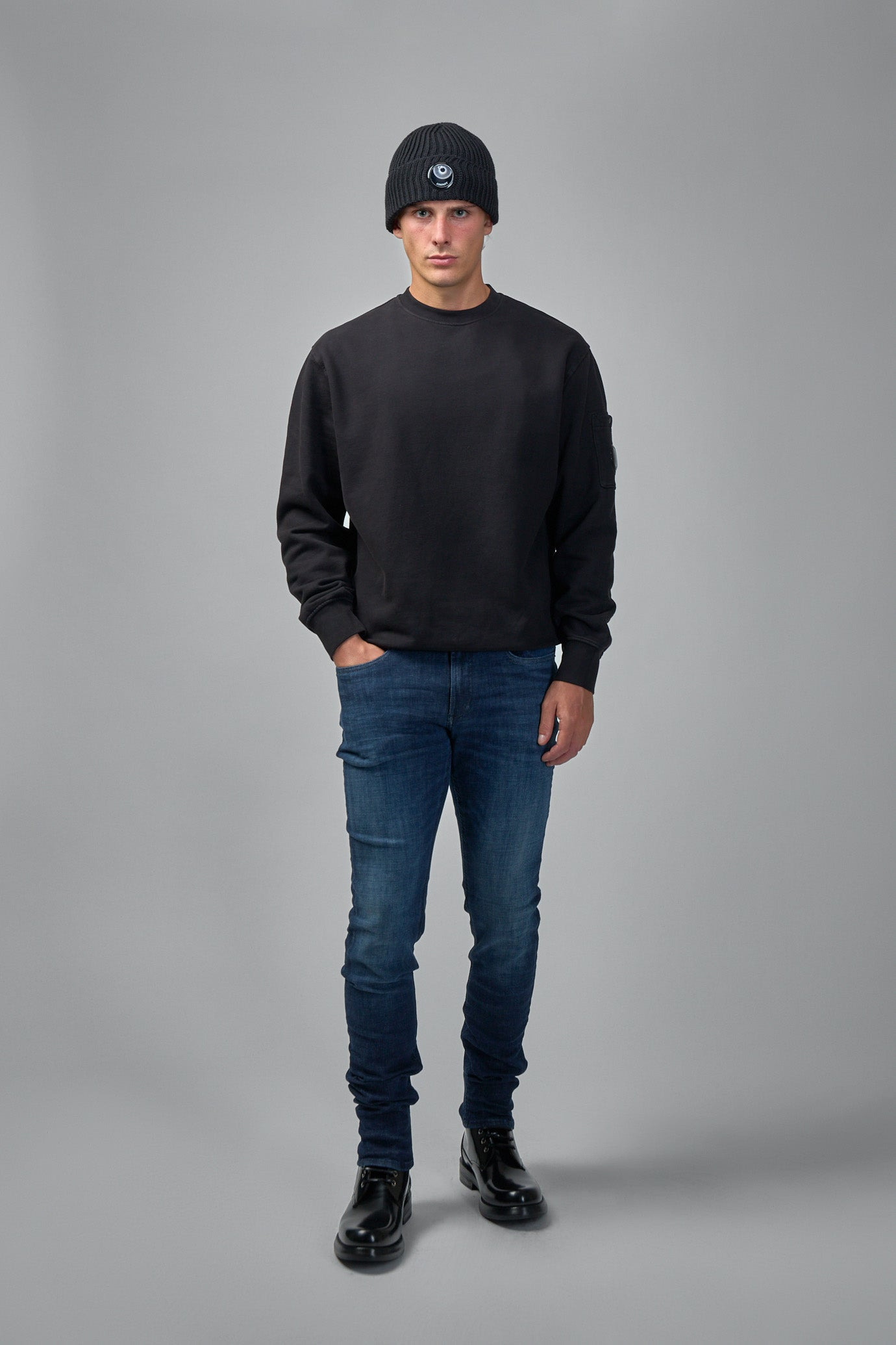 Crew Neck Sweatshirt - 2