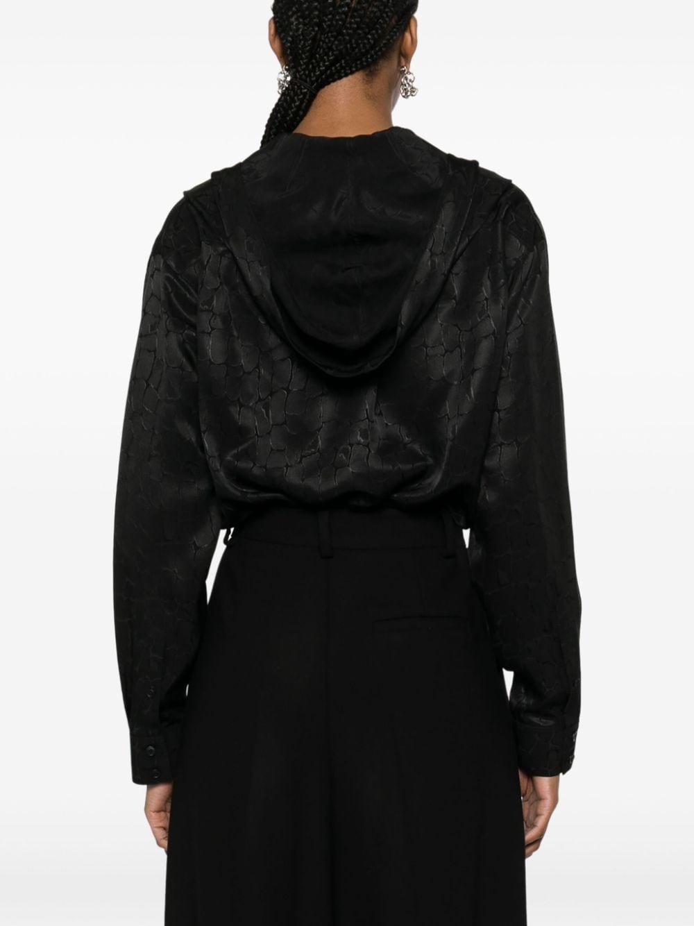 jacquard-pattern bodysuit - 4
