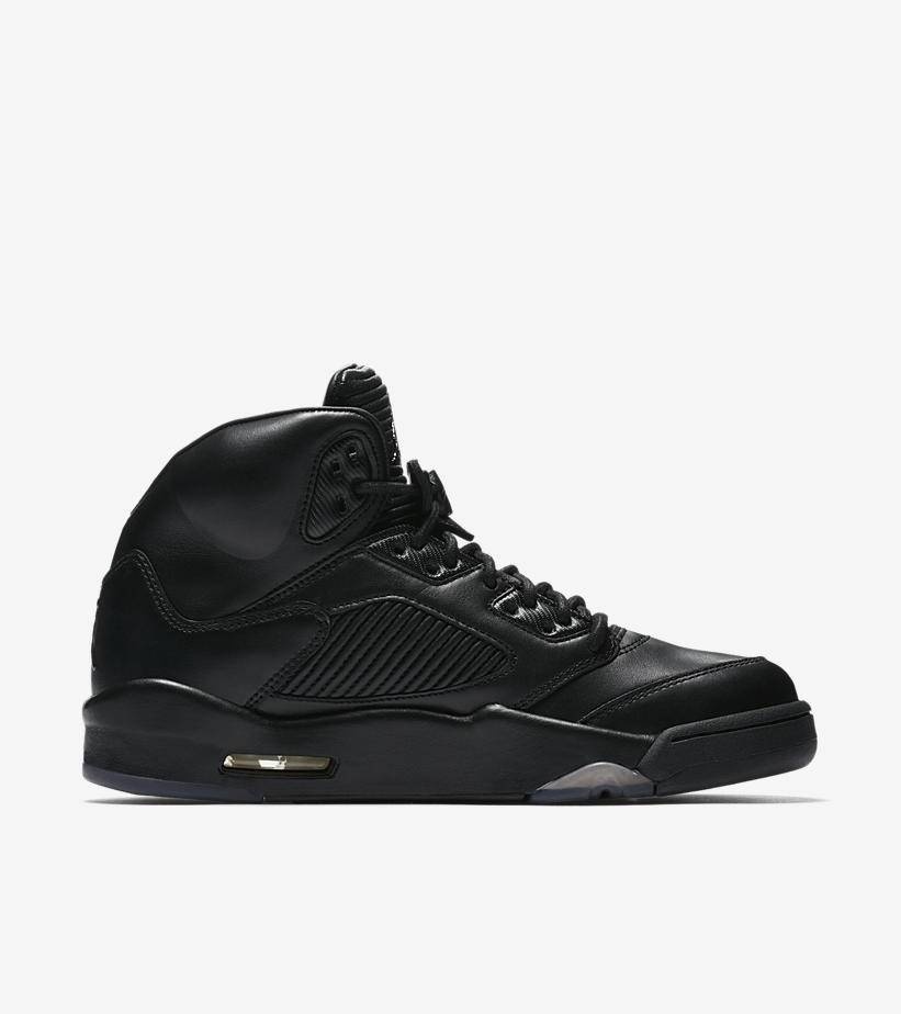 Air Jordan 5 Retro Premium 'Triple Black' - 1