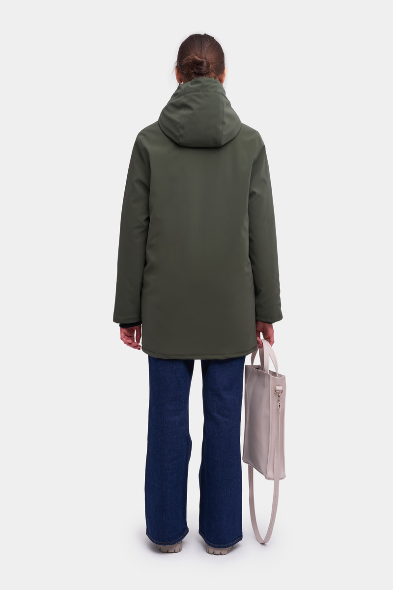 Stockholm Winter Matte Jacket Dark Green 4