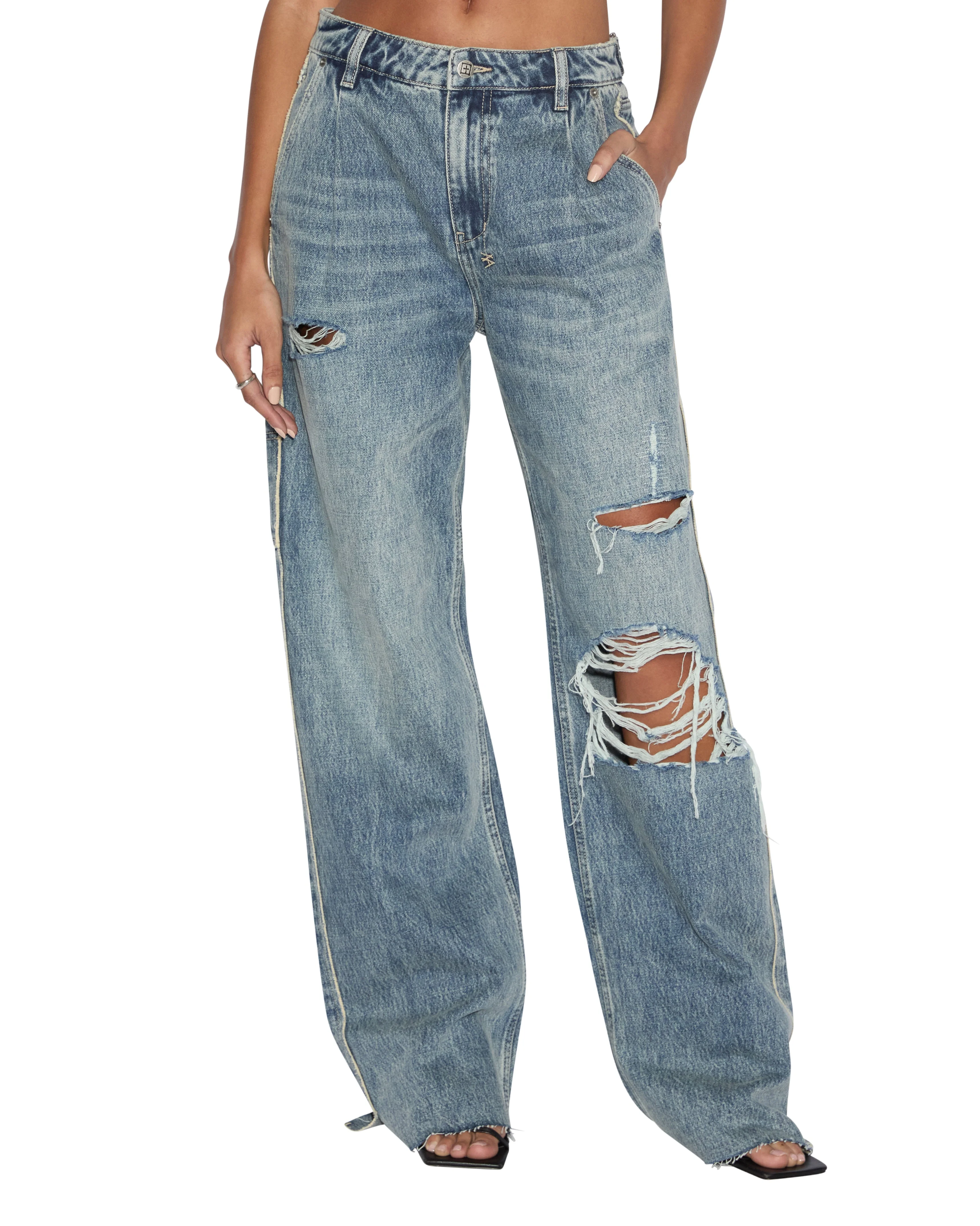 LOW RIDER TUCK FRAYED - 1