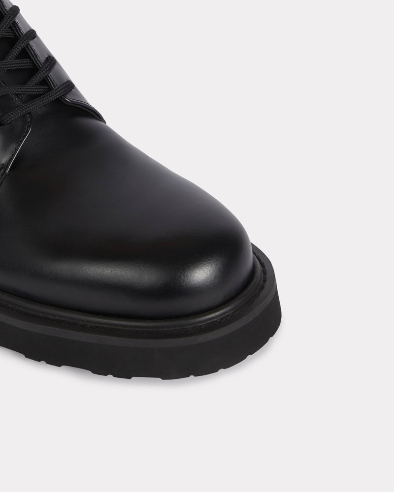 'KENZO Ukio' leather derbies. 4