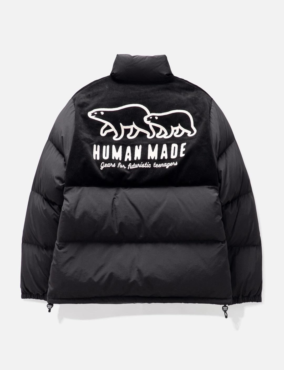 REVERSIBLE DOWN JACKET BLACK | Bodega