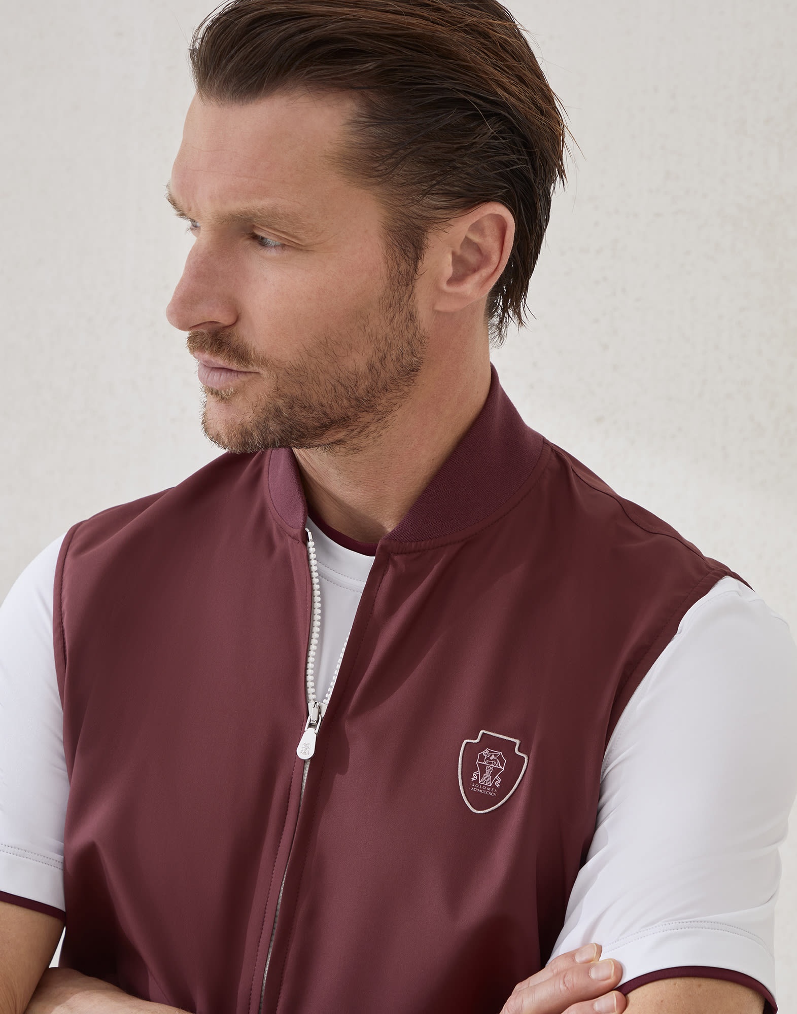 Nylon vest with logo - 3