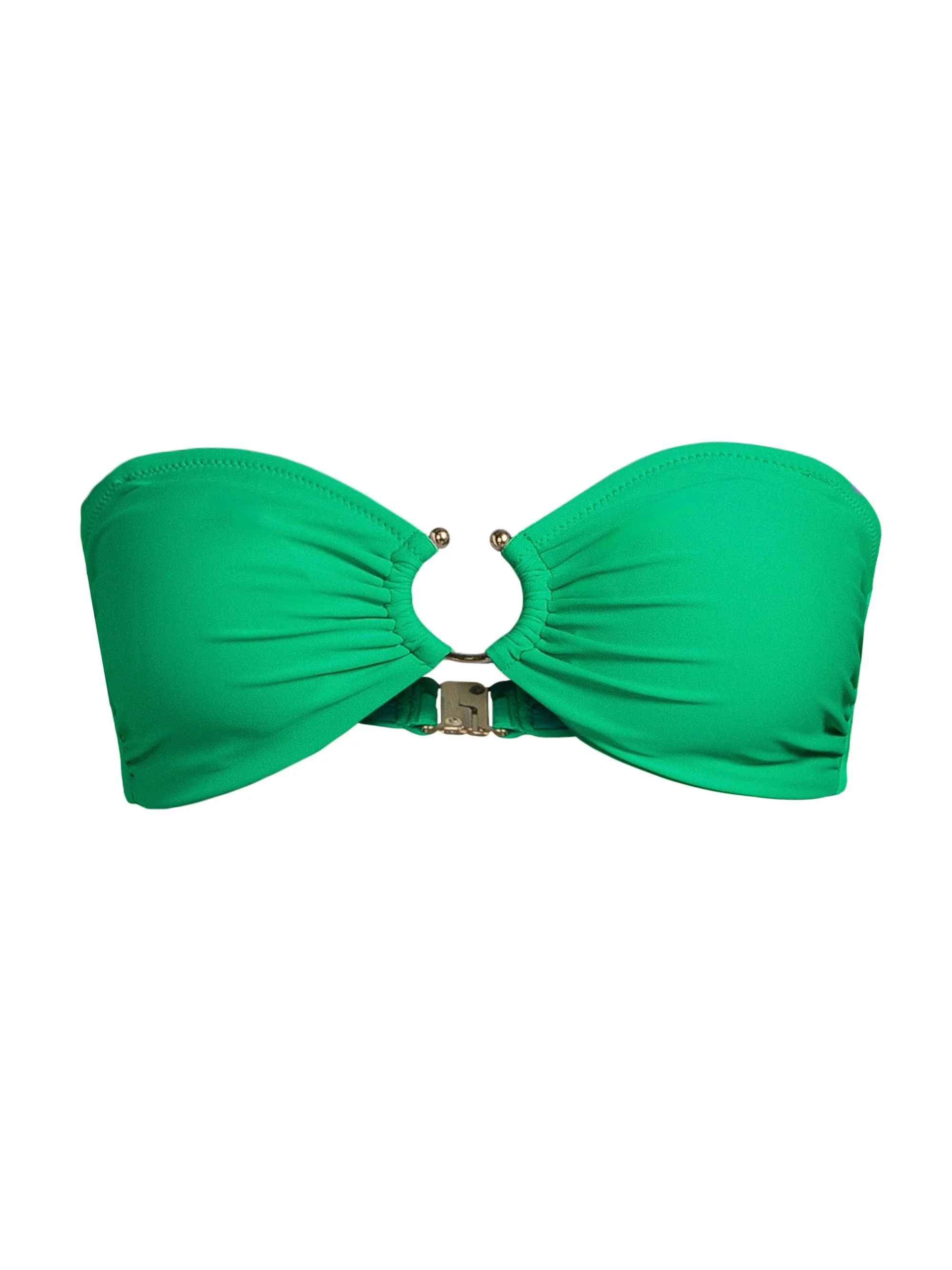 Women's Titan Bandeau Bikini Top - Palm Green - 1