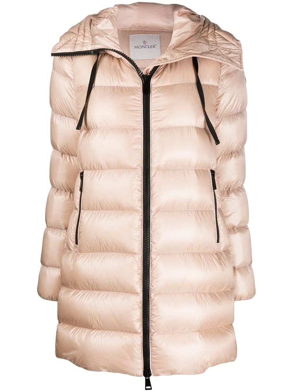 hooded padded coat - 1