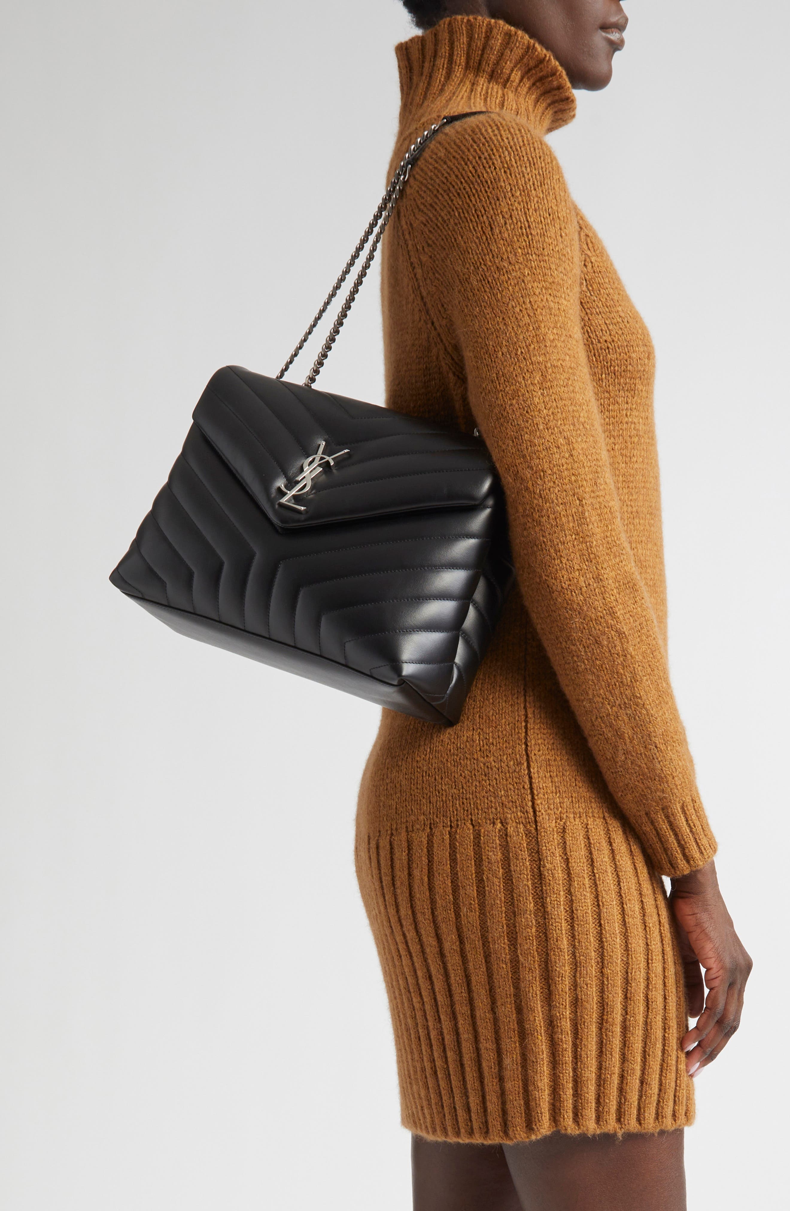 Medium Loulou Matelassé Leather Shoulder Bag - 3