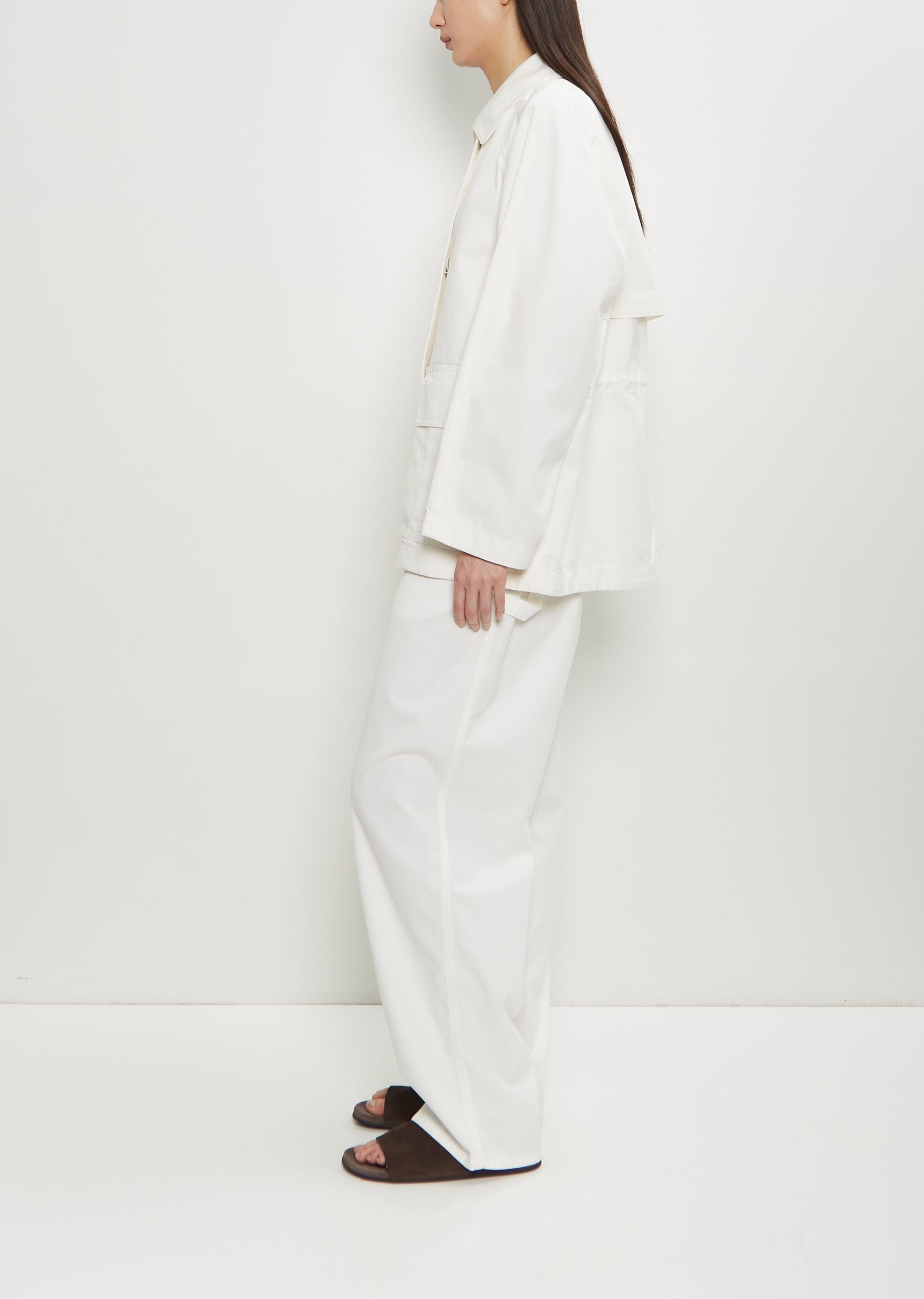 Elodianna Cotton Jacket — White - 2