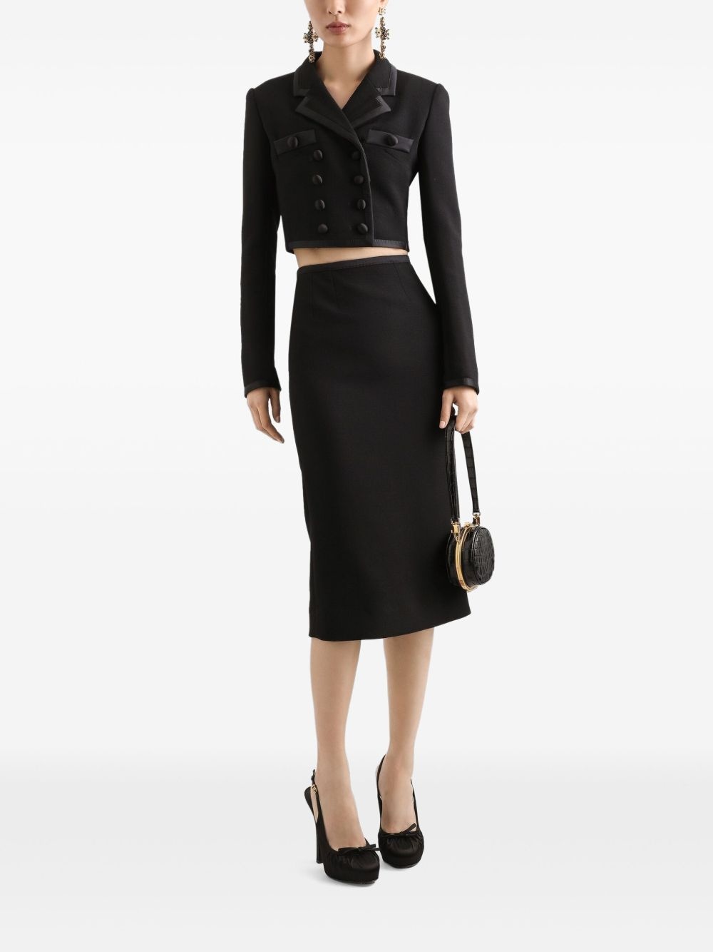 straight midi skirt - 2