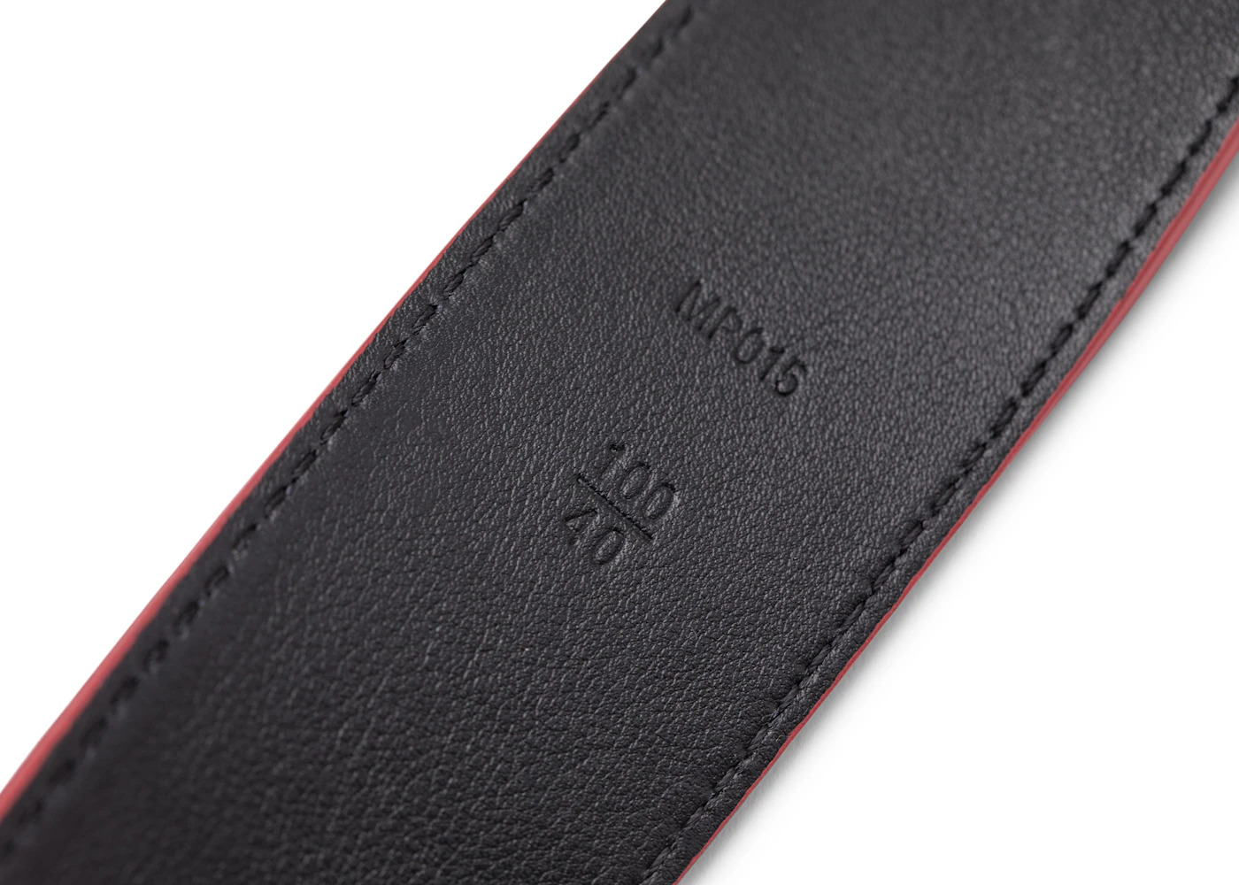 Louis Vuitton x Supreme Initiales Belt 40 MM Monogram Red - 3