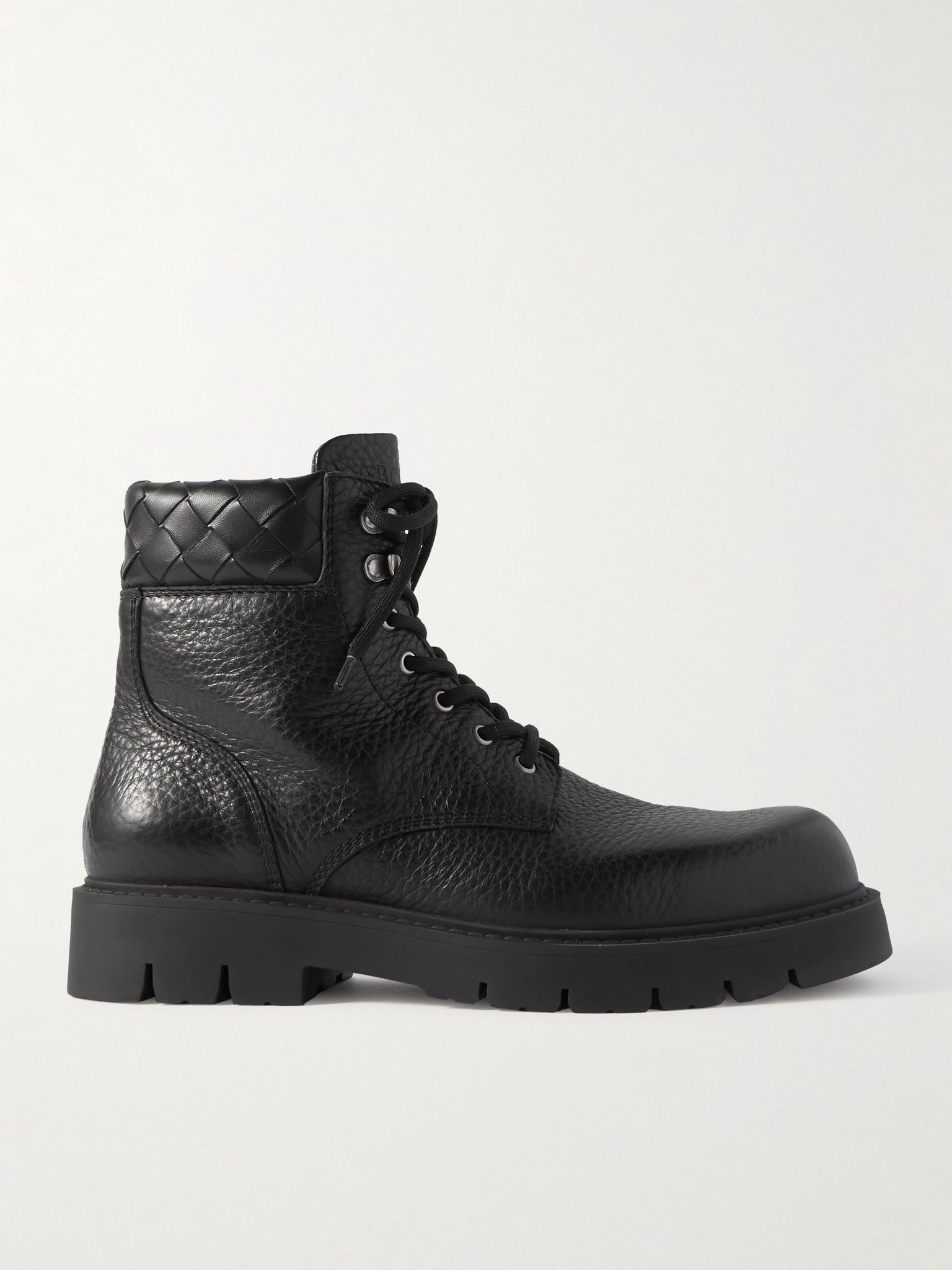 Haddock Full-Grain Leather Boots Black - 1