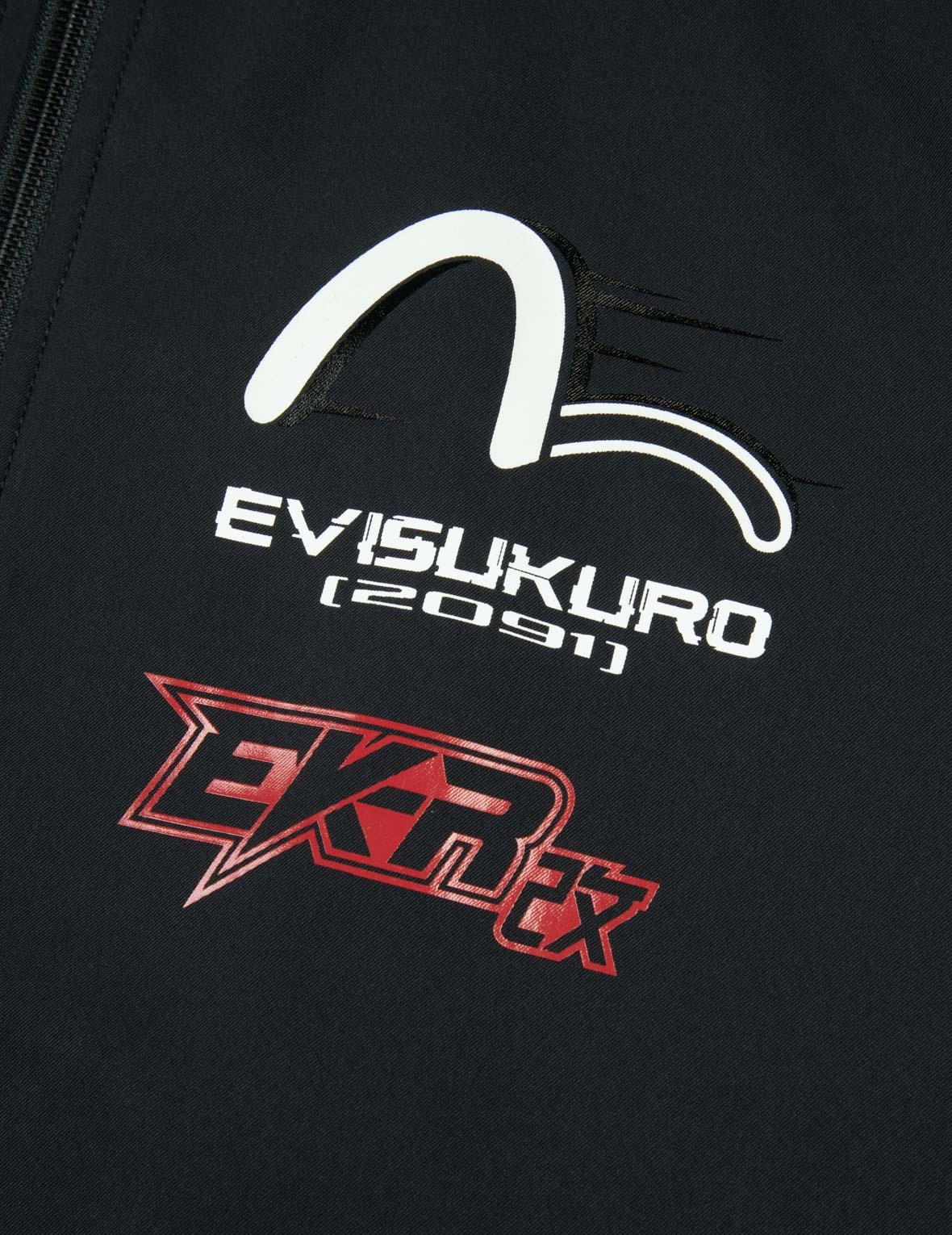 Multi-Logo Print Fashion Fit Racing Jacket - 9