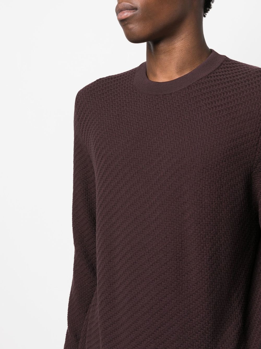 crew-neck knitted jumper - 5