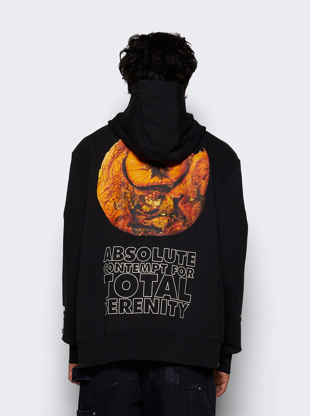 X Sterling Ruby Otw Hoodie Black - 5