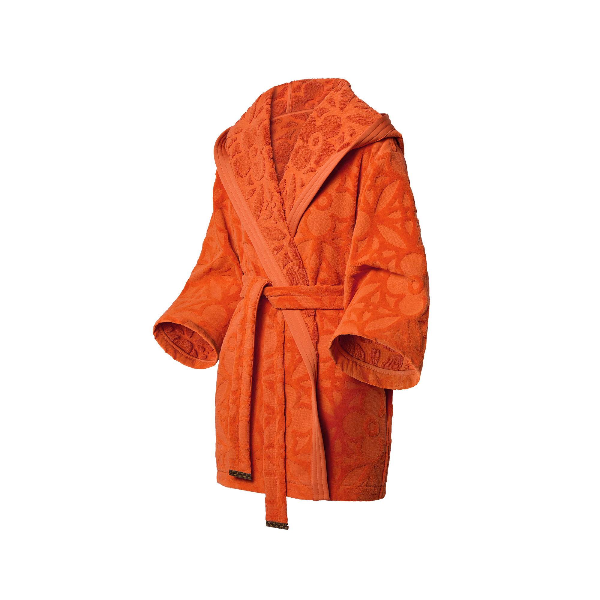 Monogram Flower Toweling Robe - 2