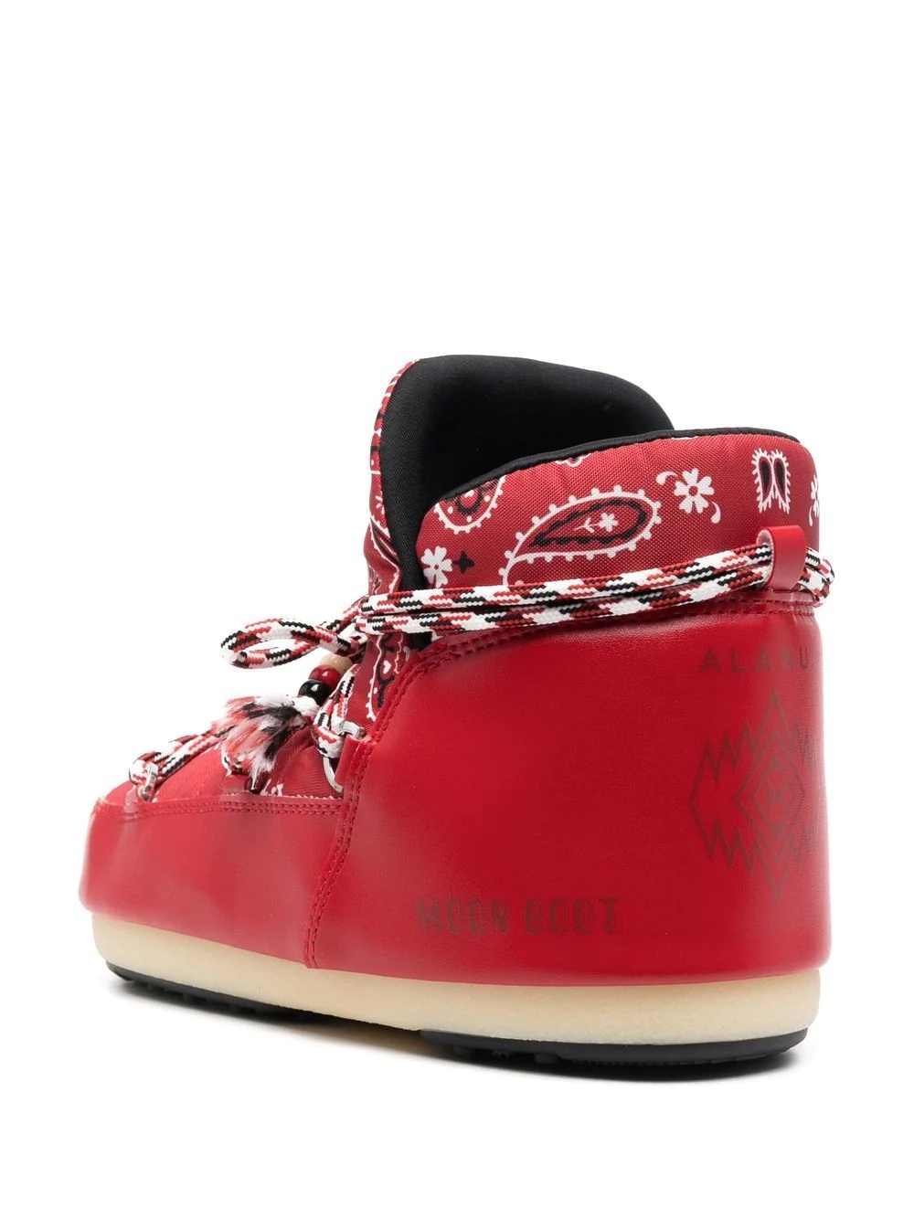 x Moon Boot bandana-print snow boots - 3